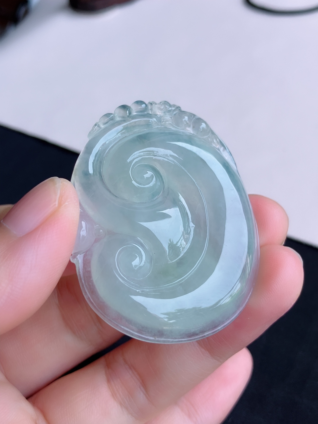 ️冰透大如意，晶莹剔透，尺寸48.6/38/6/自然光实拍