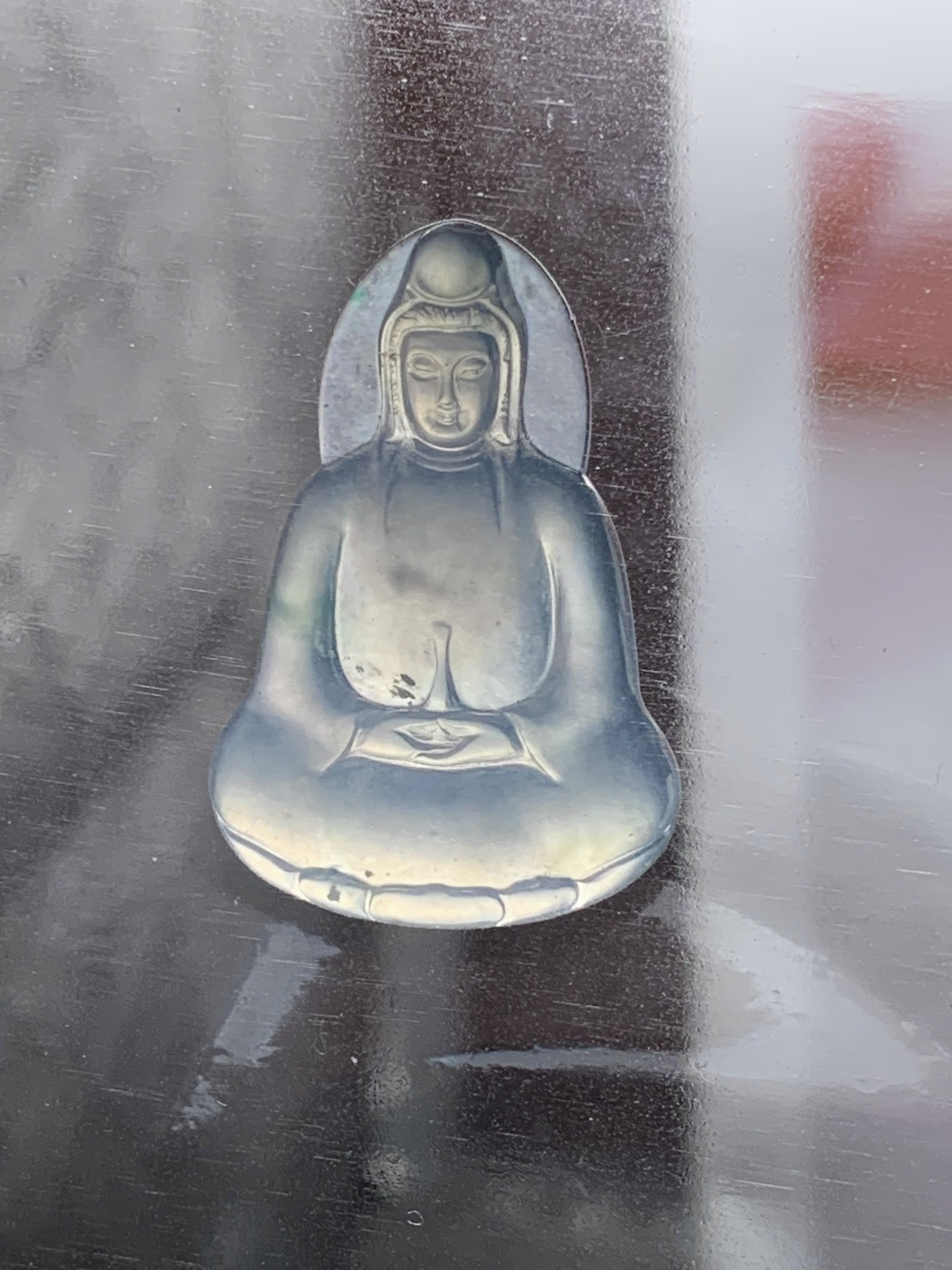 ️冰种飘花观音，水润种老 0913 尺寸31.4*21*4.3