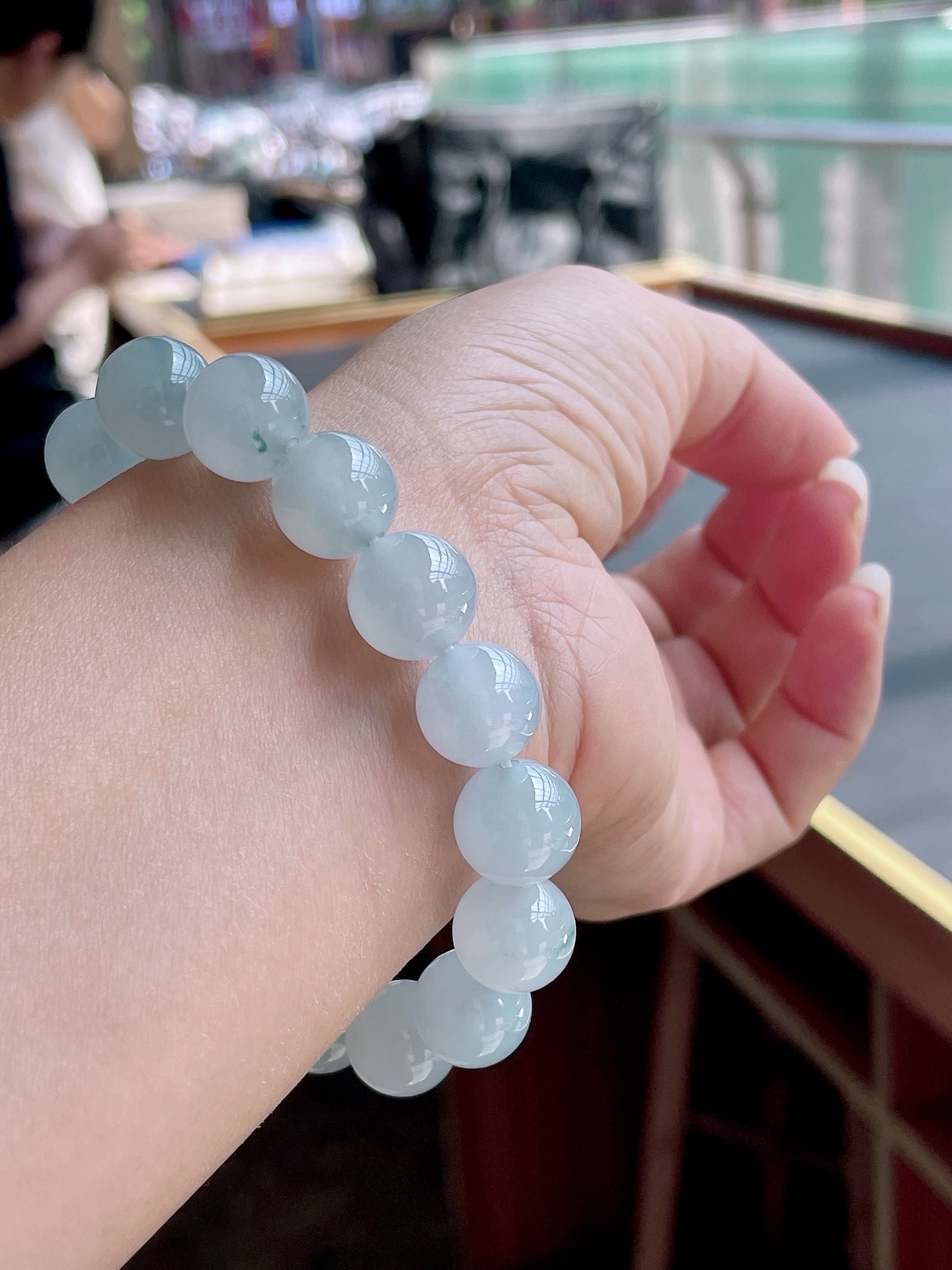 ️ 冰种手链 冰润通透，油润起胶 尺寸：12.5