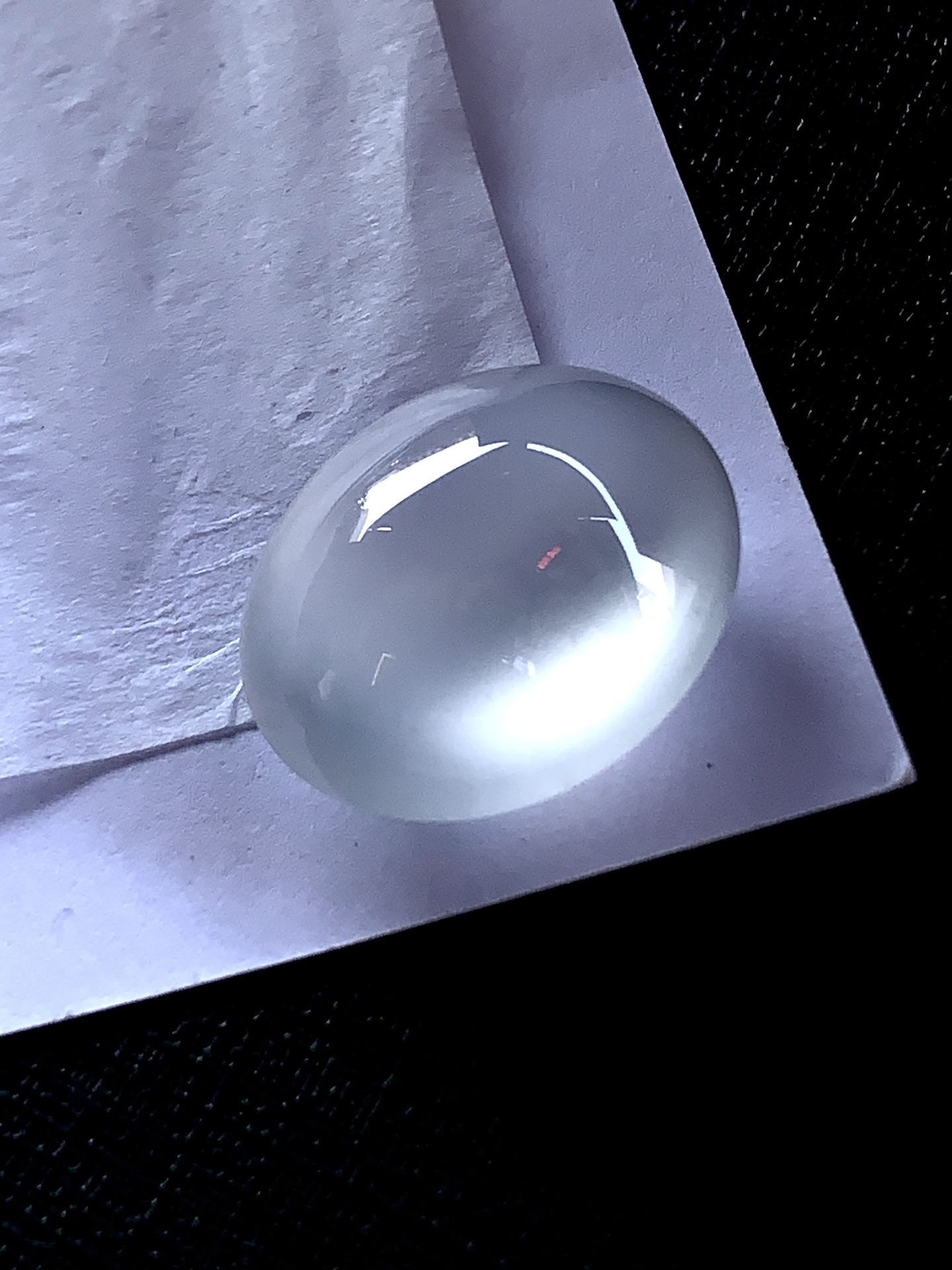️ 冰种蛋面 尺寸：19.5×16.8×9 玉泽温润，静守流年