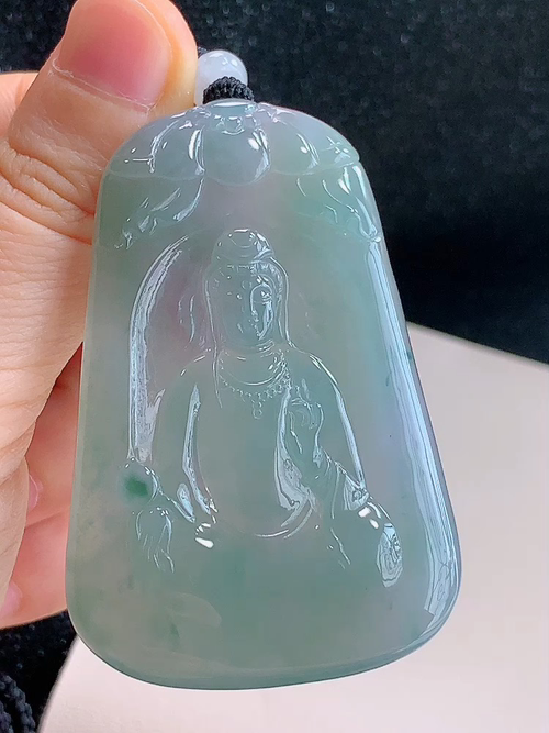 ️ 观音，无裂，尺寸62.1-41.2-6.0mm，包A附证书