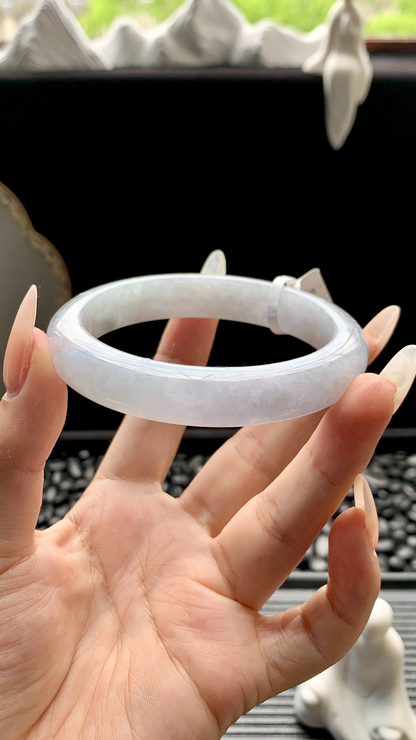 淡粉紫正圈成品 HYY-9986 尺寸：58-12-8