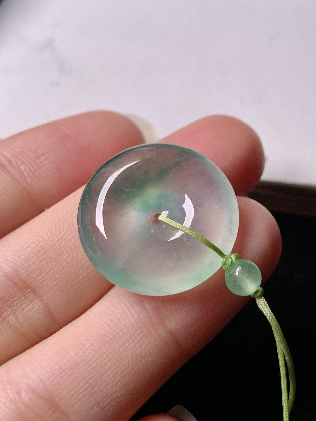 ️飘花平安扣，色泽浓艳 0913尺寸20.2*4.9