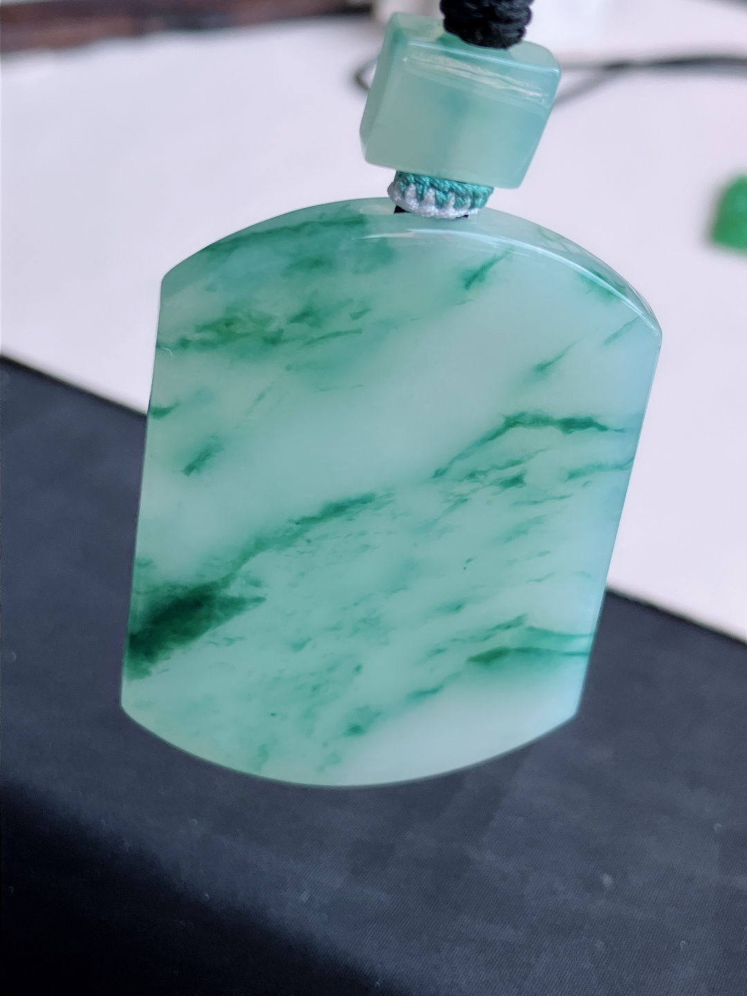 ️，冰飘平安牌，意境美，水墨画，尺寸53.8/38.6/5/自然光实拍