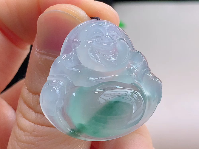 ️ 笑佛，无裂，尺寸30.4-28.1–6.5mm，包A附证书