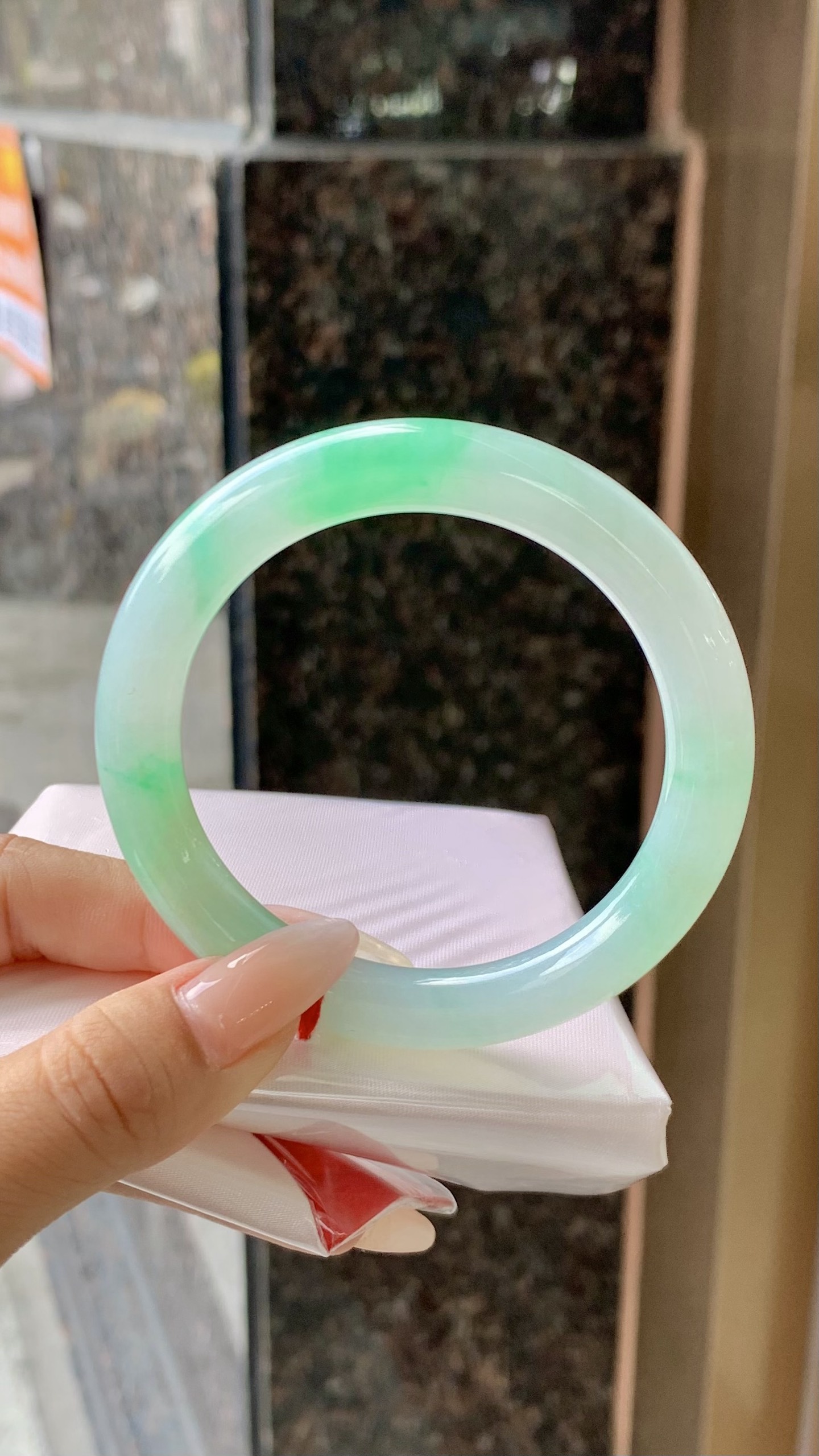 冰飘绿圆条成品 HYY-9200 尺寸：55.2-9.5-9.8