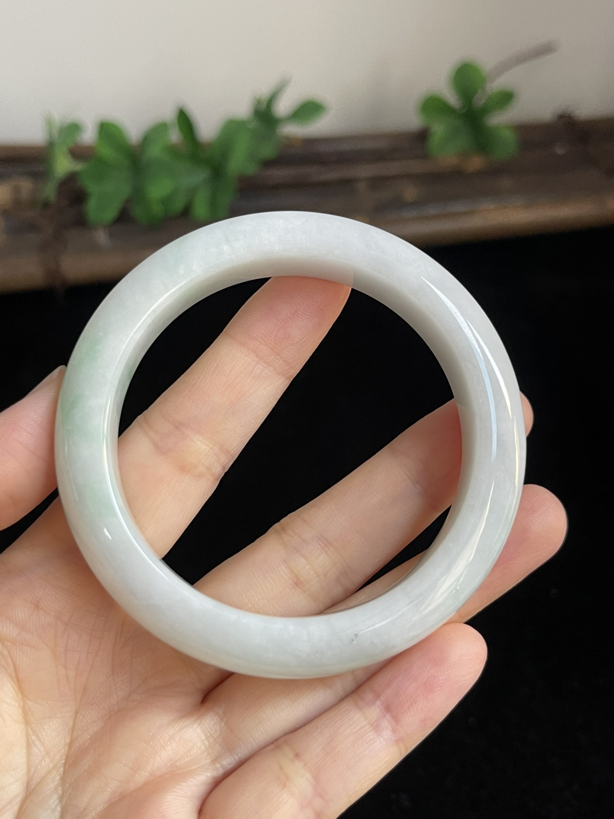 正圈54圈口，翡翠手镯