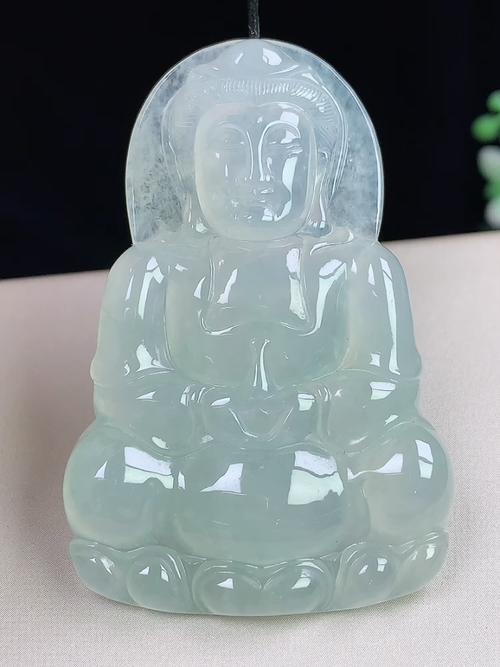 观音，无裂，尺寸53.3*35.5*6.0mm，j14hay