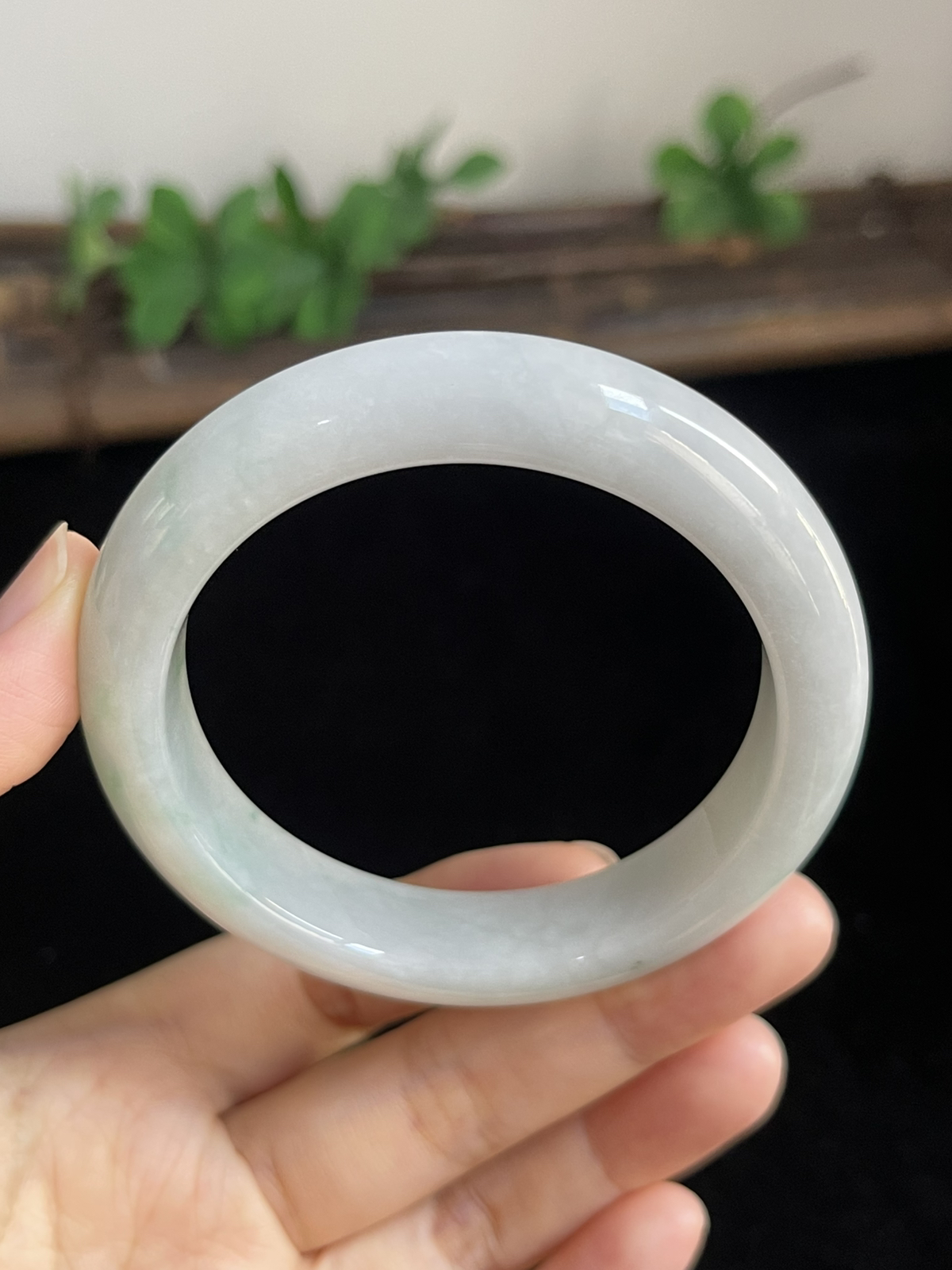 正圈54圈口，翡翠手镯