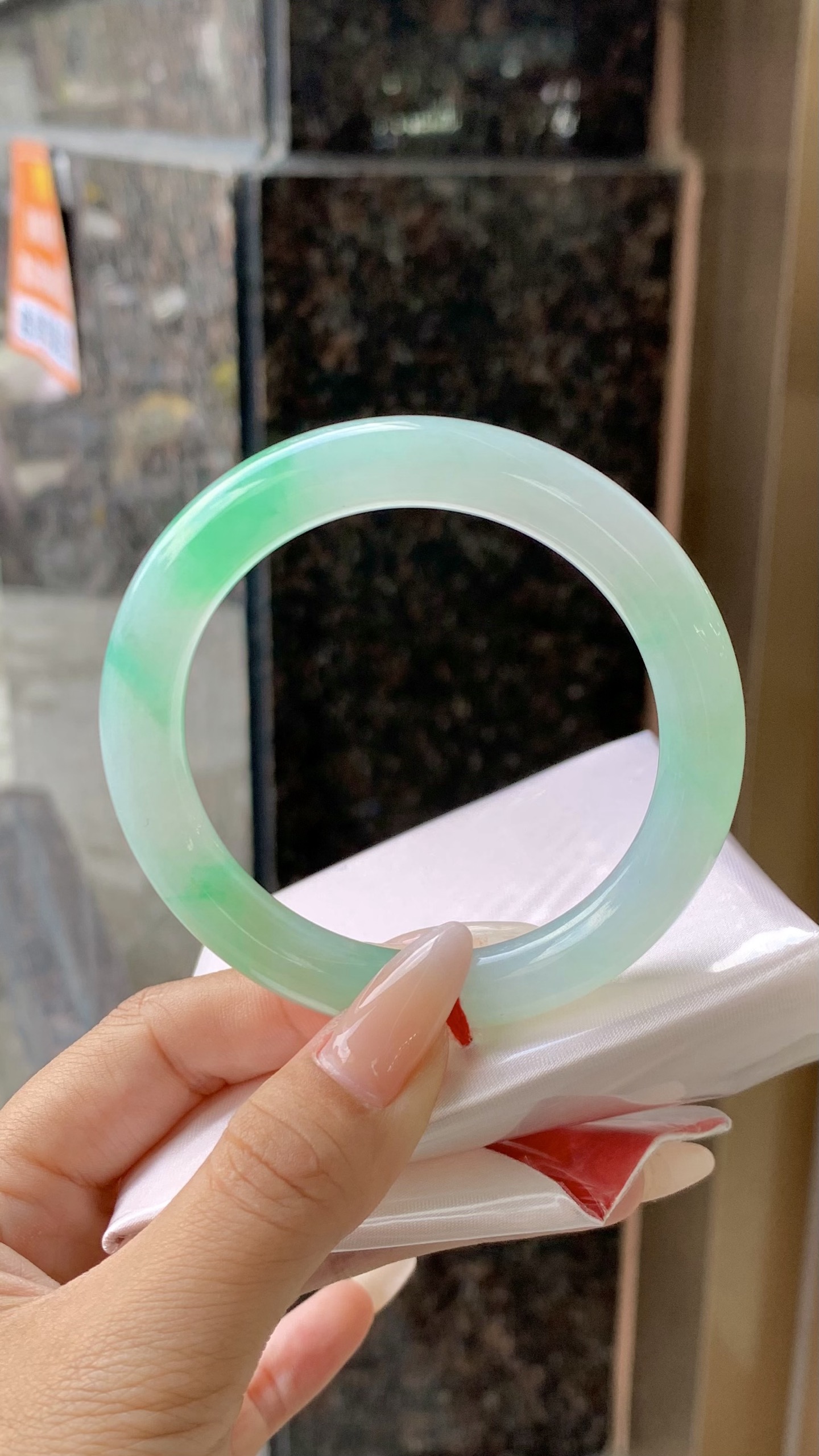 冰飘绿圆条成品 HYY-9200 尺寸：55.2-9.5-9.8