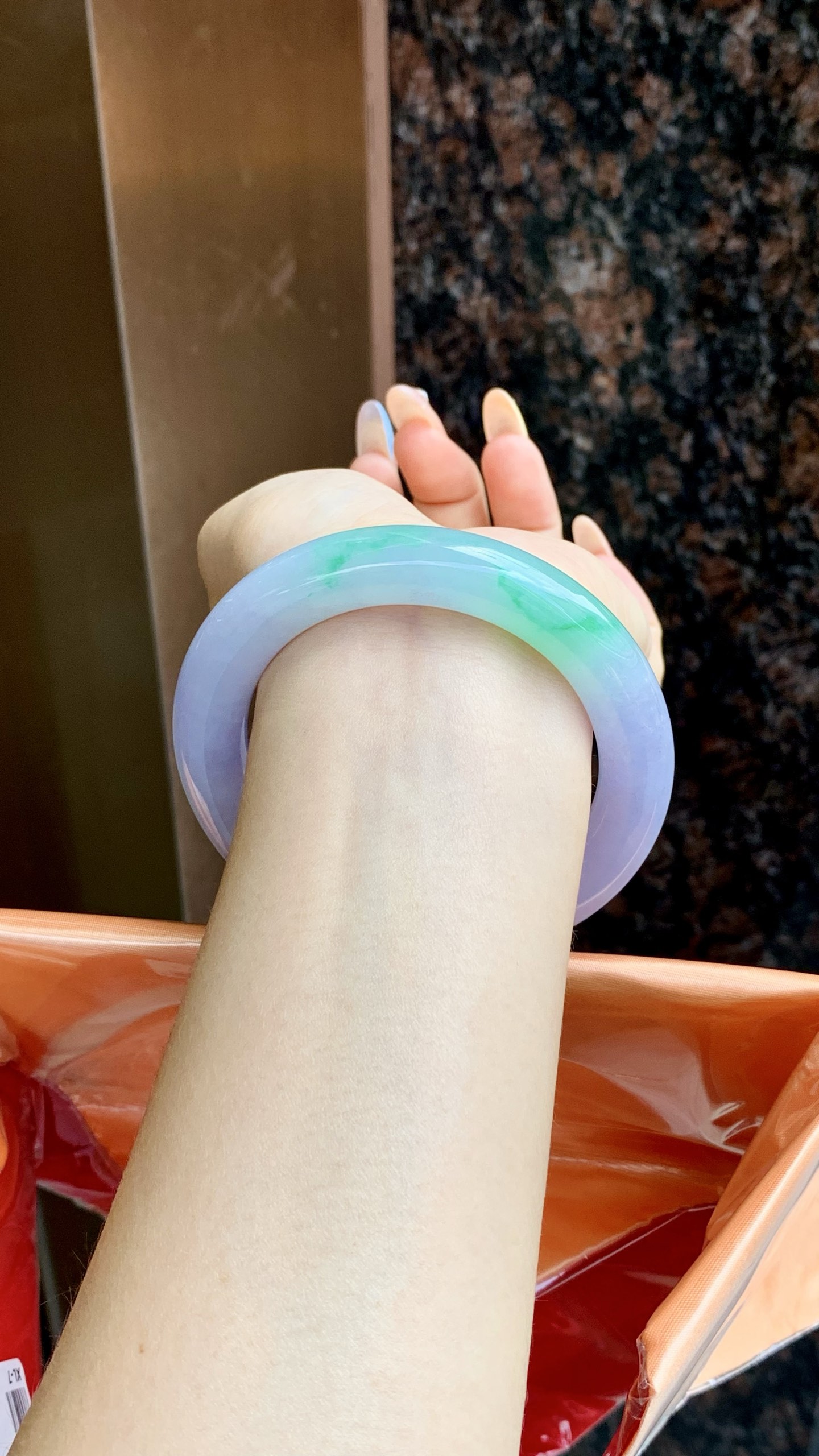 冰胶春带彩圆条成品 XL-7 尺寸：56-11.5-11.5