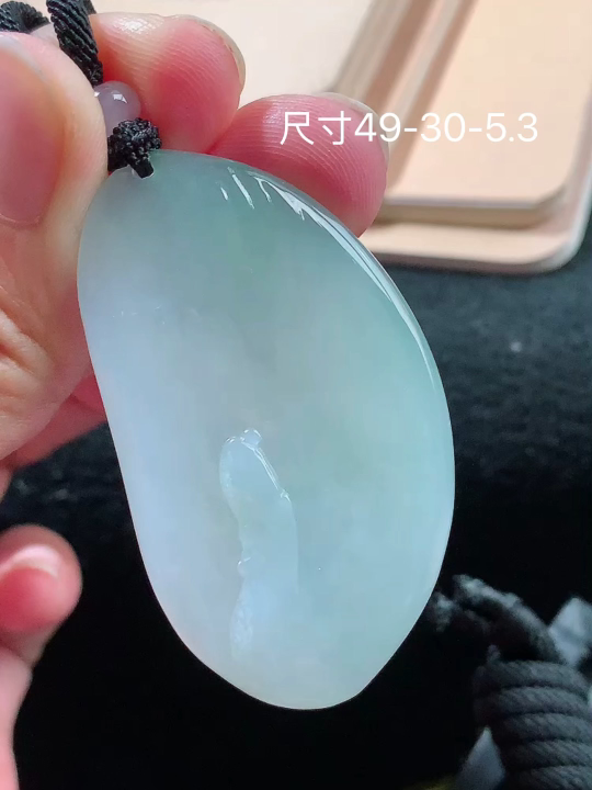 ️ 冰飘花悟道 无裂 尺寸，49-30-5.3