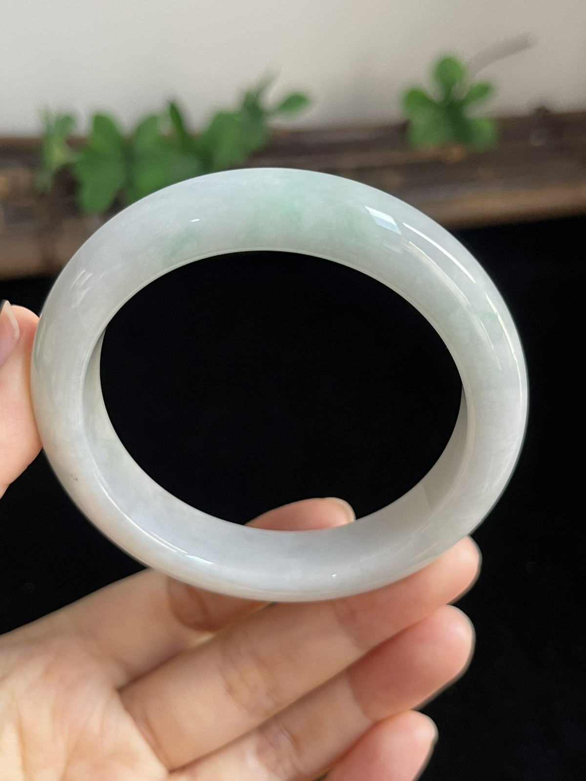 正圈54圈口，翡翠手镯
