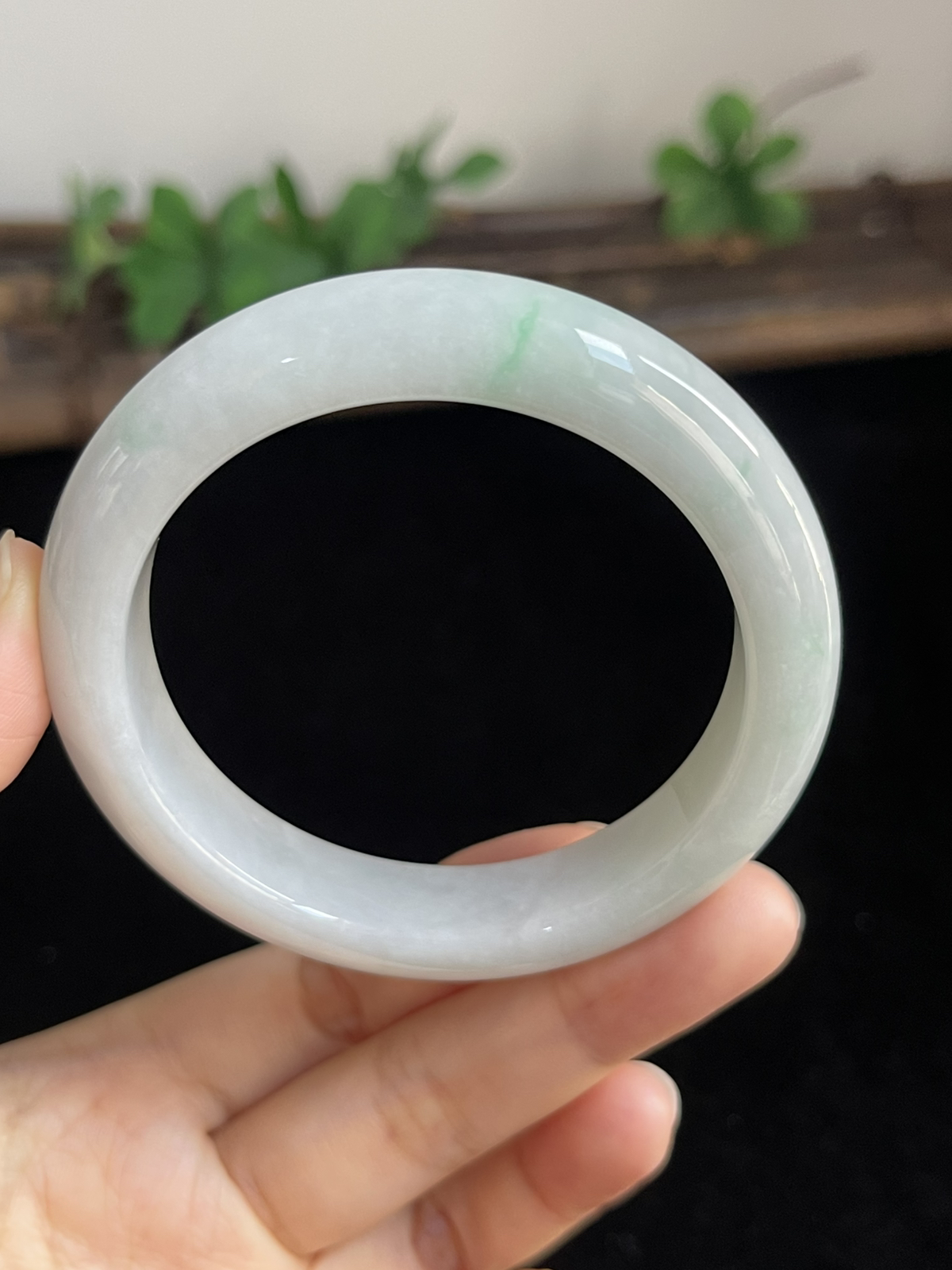 正圈54圈口，翡翠手镯