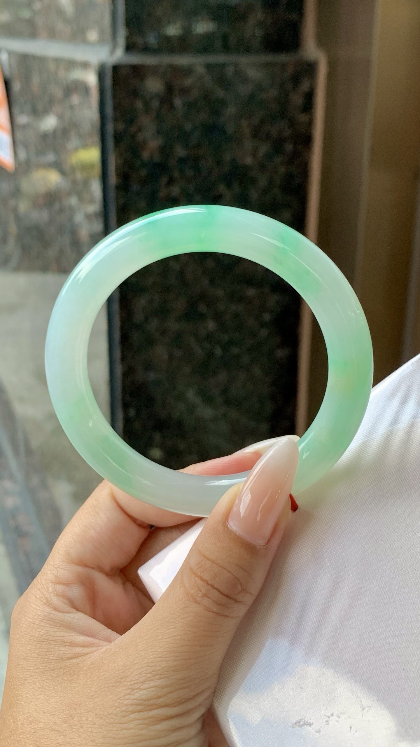 冰飘绿圆条成品 HYY-9200 尺寸：55.2-9.5-9.8