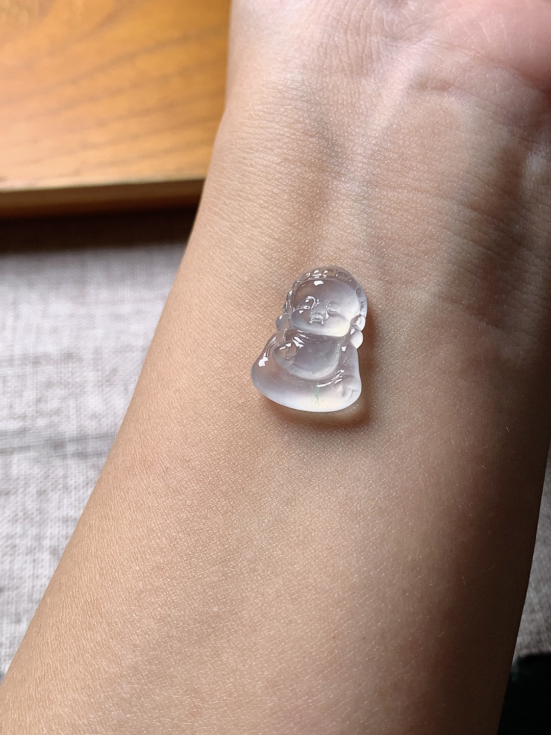 ️冰种宝宝佛，水润种老 0914 尺寸17.8*12.6*4.9