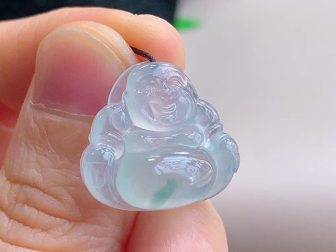 ️ 笑佛，无裂，尺寸21.2-18.8-4.9mm，包A附证书