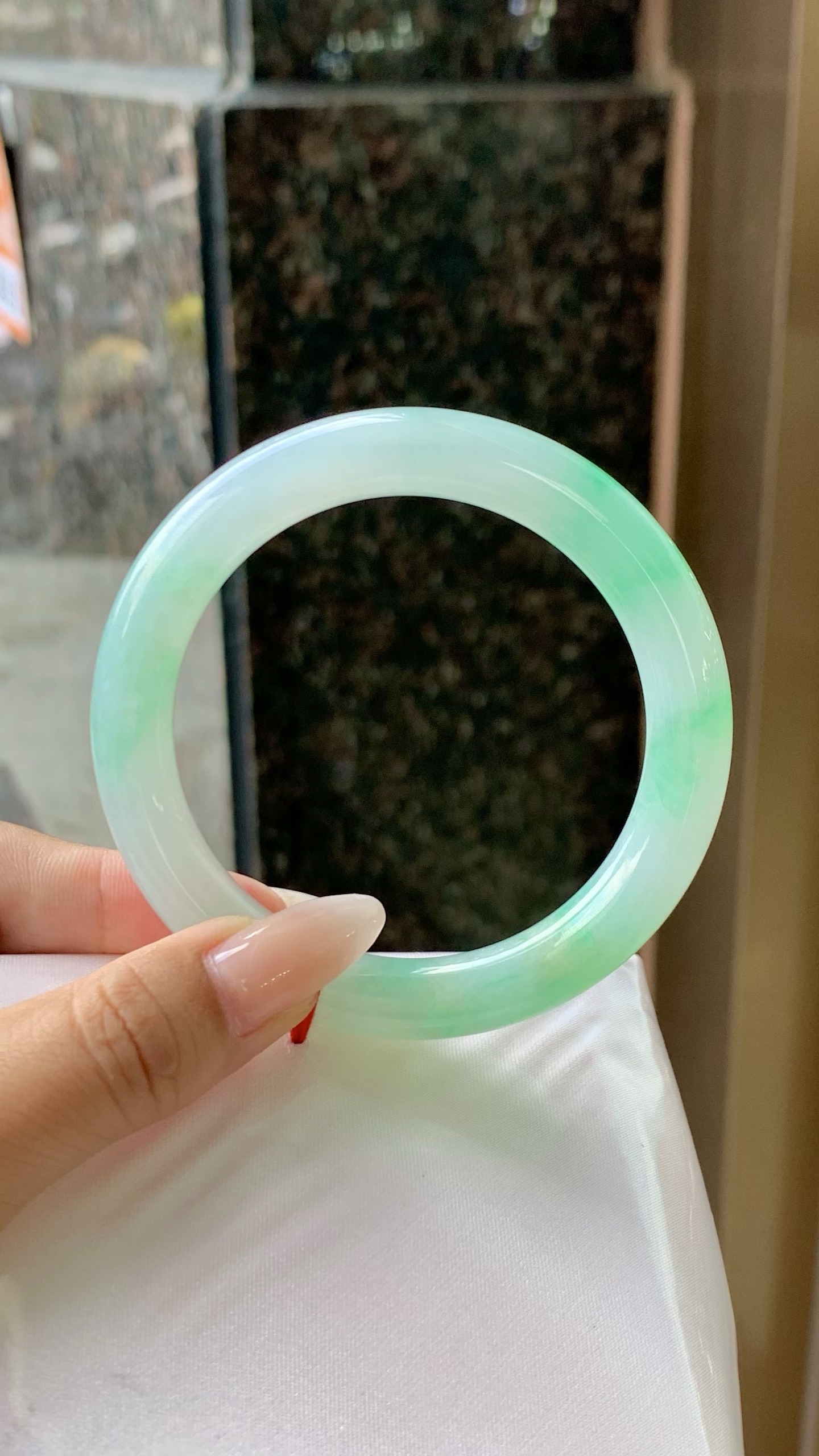 冰飘绿圆条成品 HYY-9200 尺寸：55.2-9.5-9.8