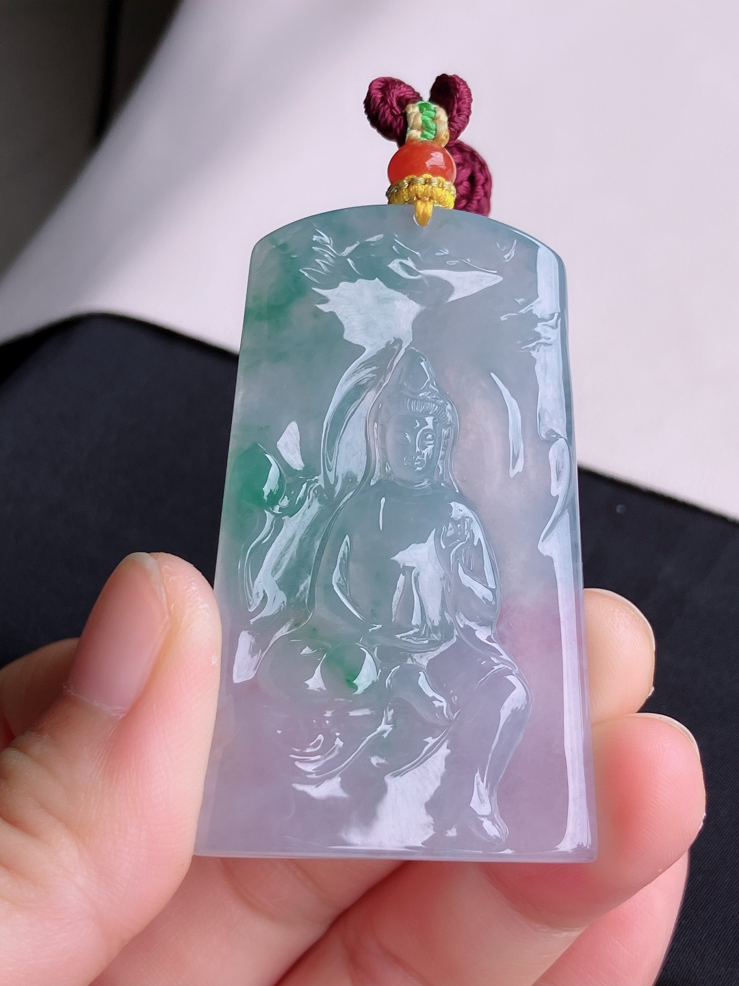 ️，冰紫观音，晶莹剔透，尺寸57/35/5/自然光实拍