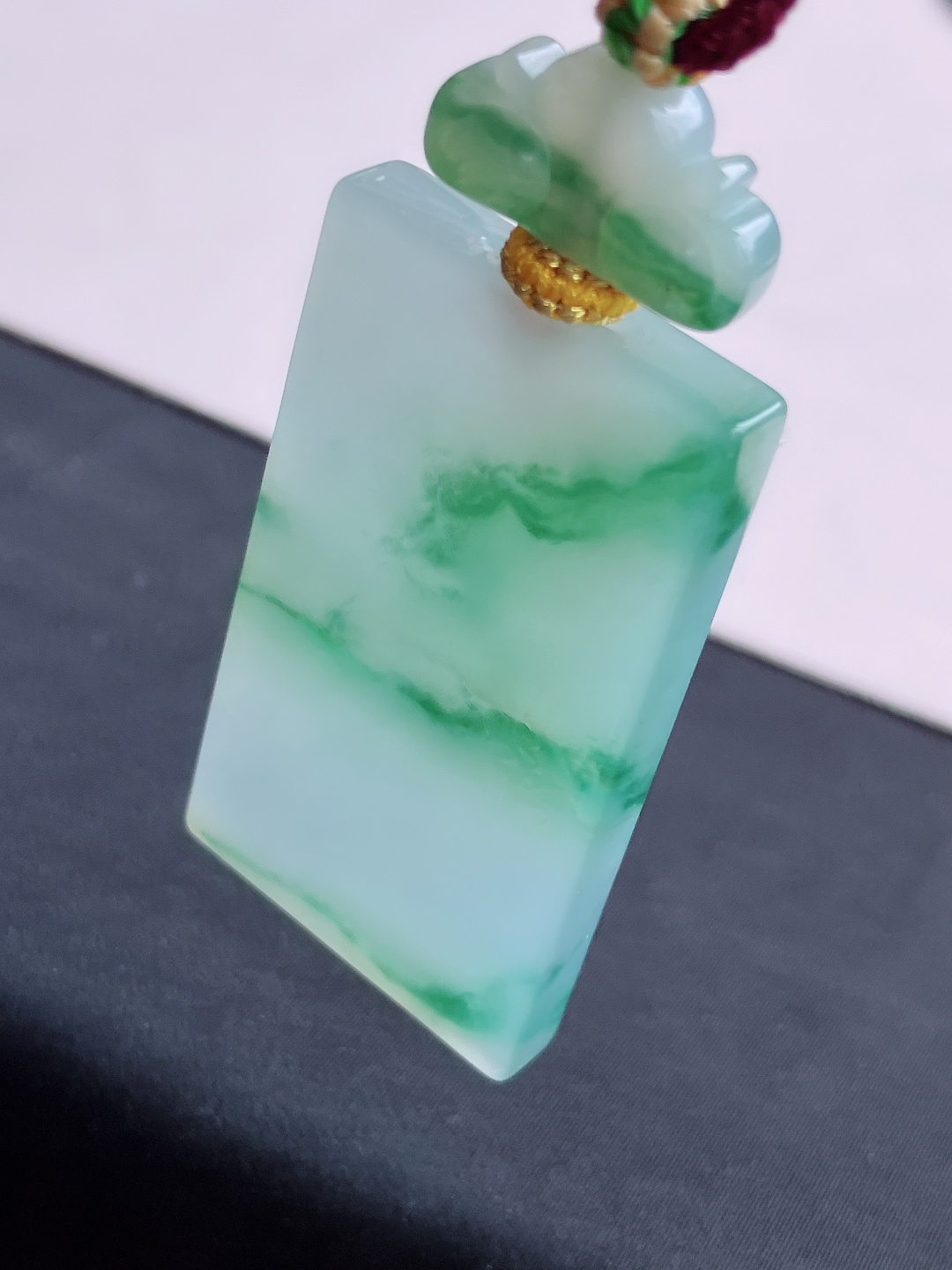 ️，冰飘花平安牌，意境美，尺寸43.6/24/5.3/自然光实拍