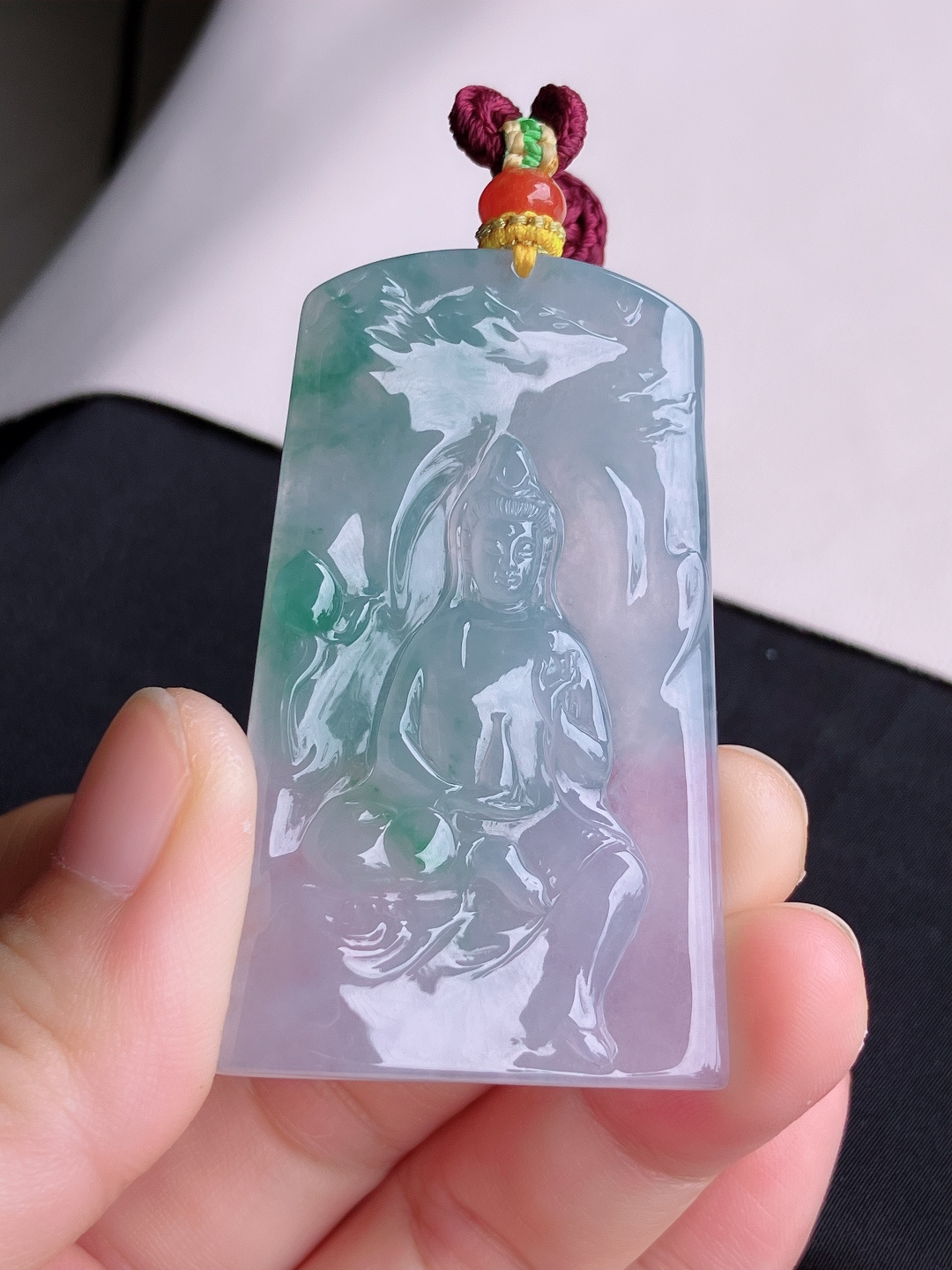 ️，冰紫观音，晶莹剔透，尺寸57/35/5/自然光实拍