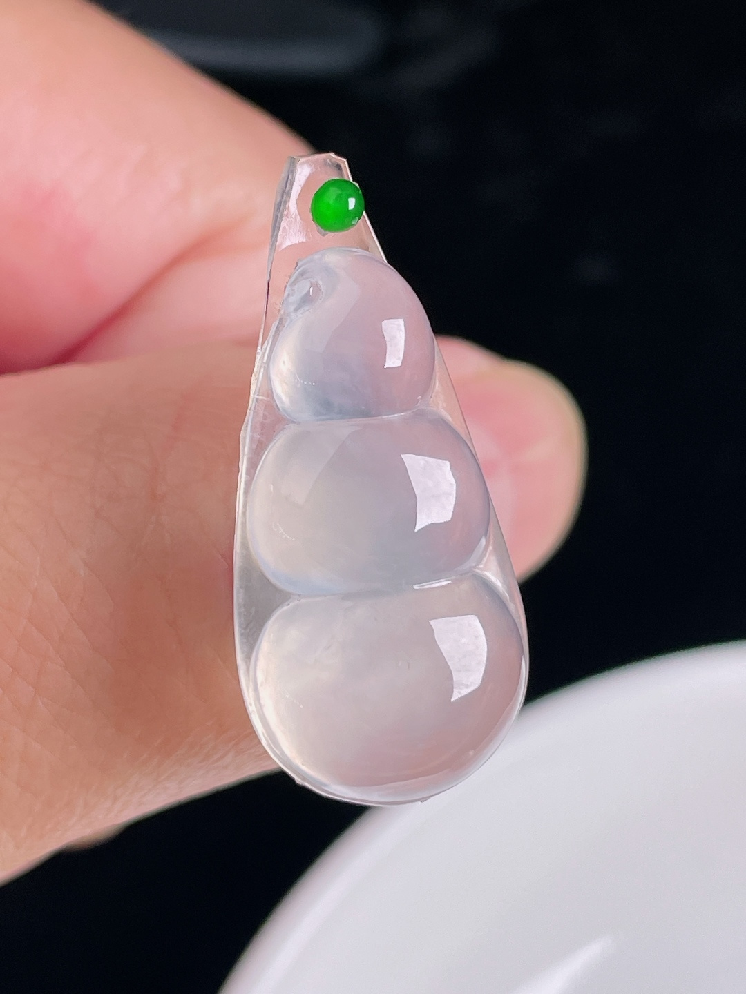 ️豆子福豆，老种起光，细底通透，尺寸：26/13.8/6.3mm0915