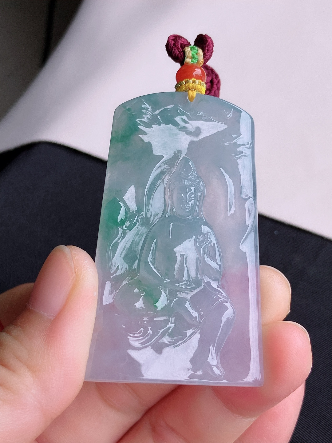 ️，冰紫观音，晶莹剔透，尺寸57/35/5/自然光实拍