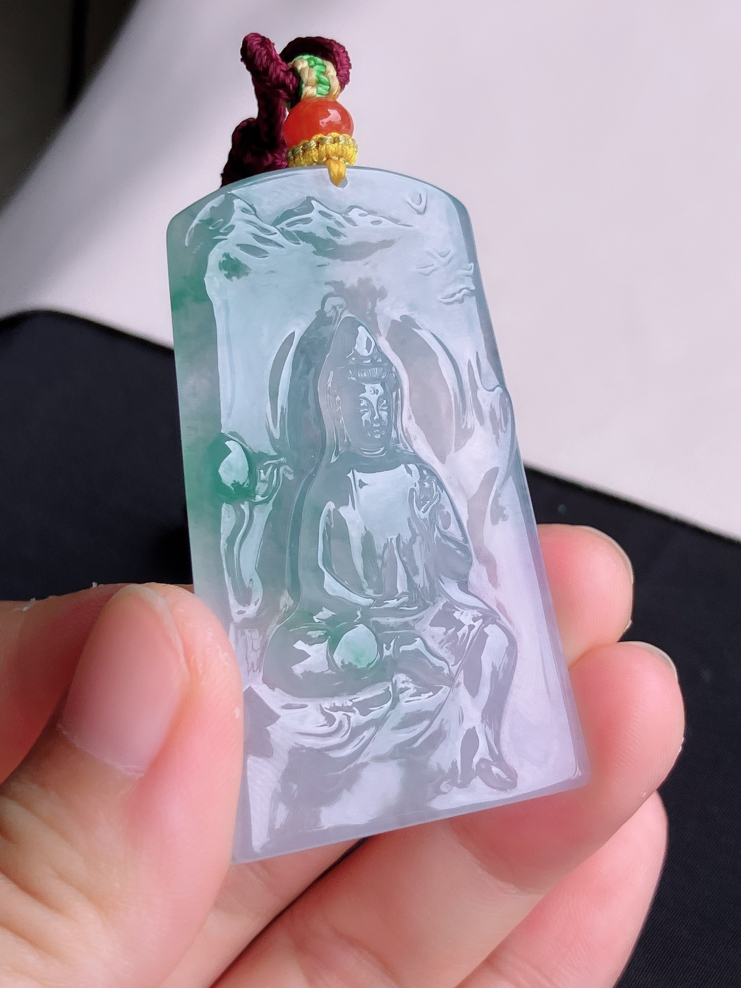 ️，冰紫观音，晶莹剔透，尺寸57/35/5/自然光实拍