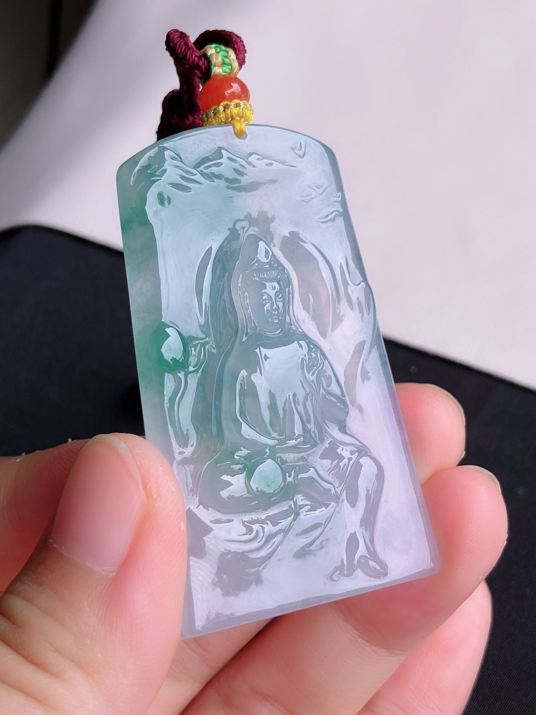 ️，冰紫观音，晶莹剔透，尺寸57/35/5/自然光实拍