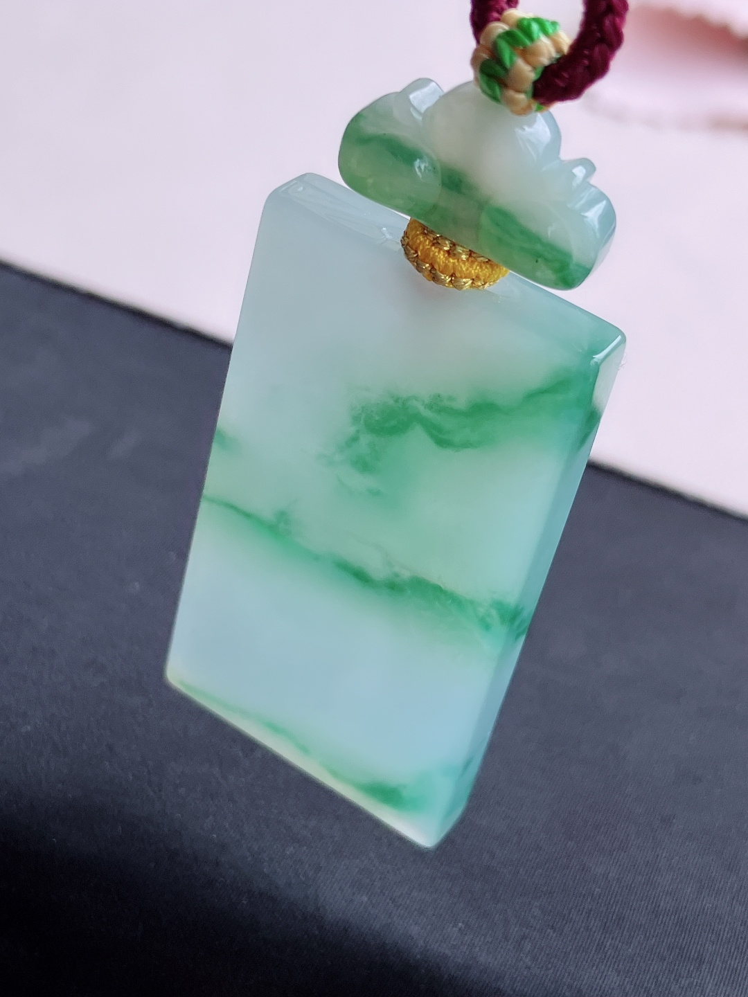 ️，冰飘花平安牌，意境美，尺寸43.6/24/5.3/自然光实拍