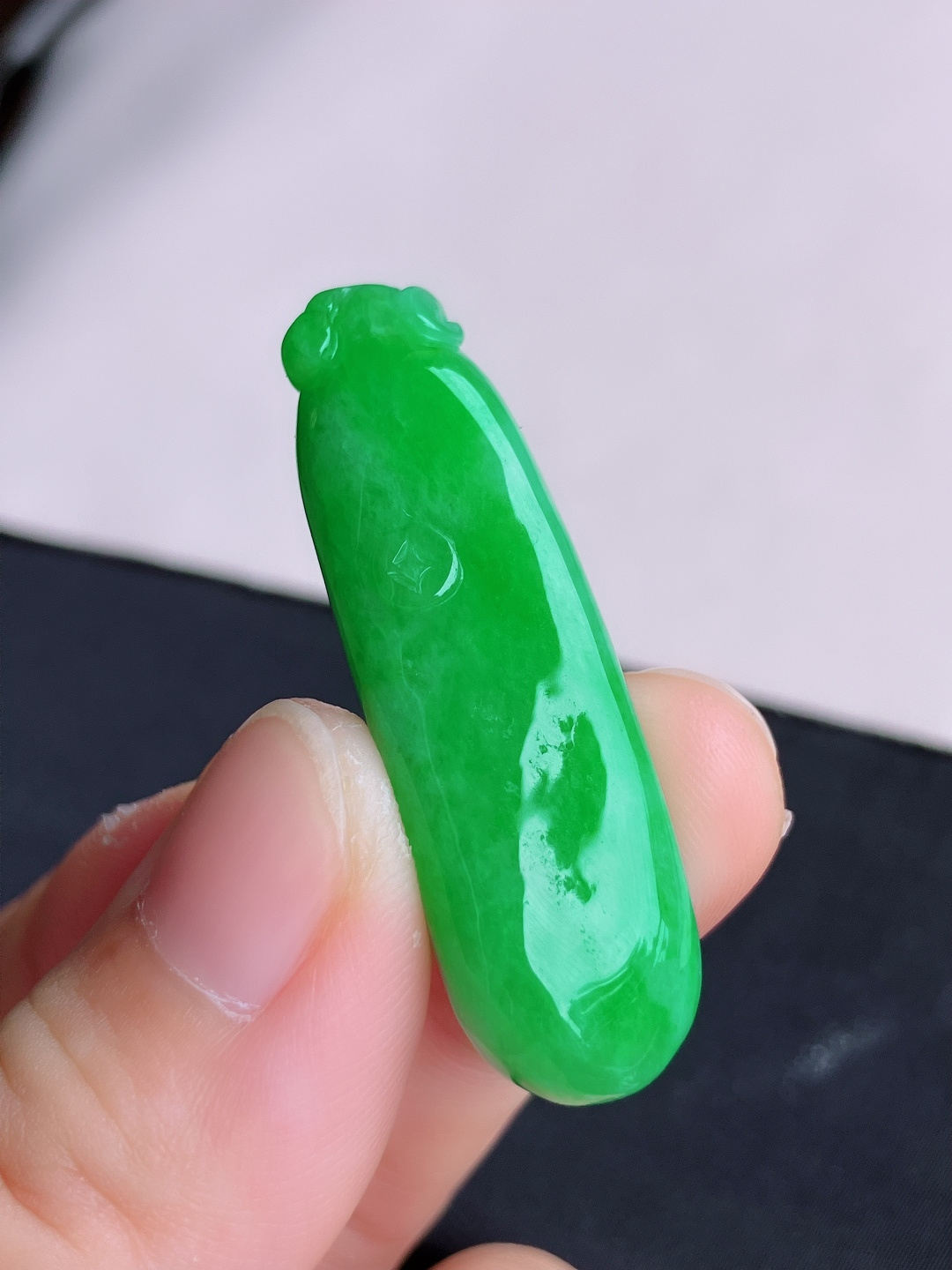 ️，满绿福瓜，细腻精致，尺寸43/13/9/自然光实拍