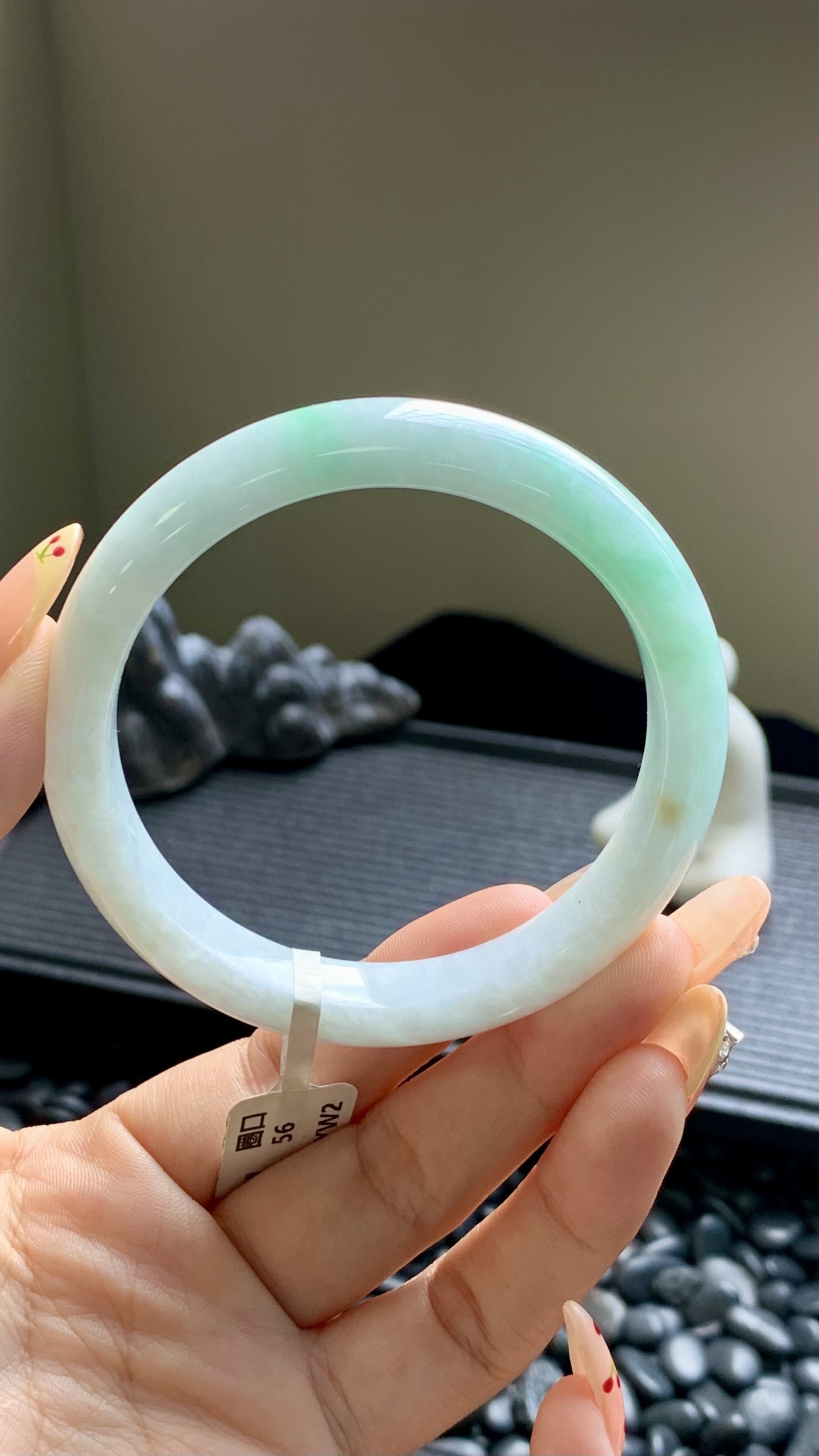 飘绿花正圈成品 HYY-7251 尺寸：56-11.5-7