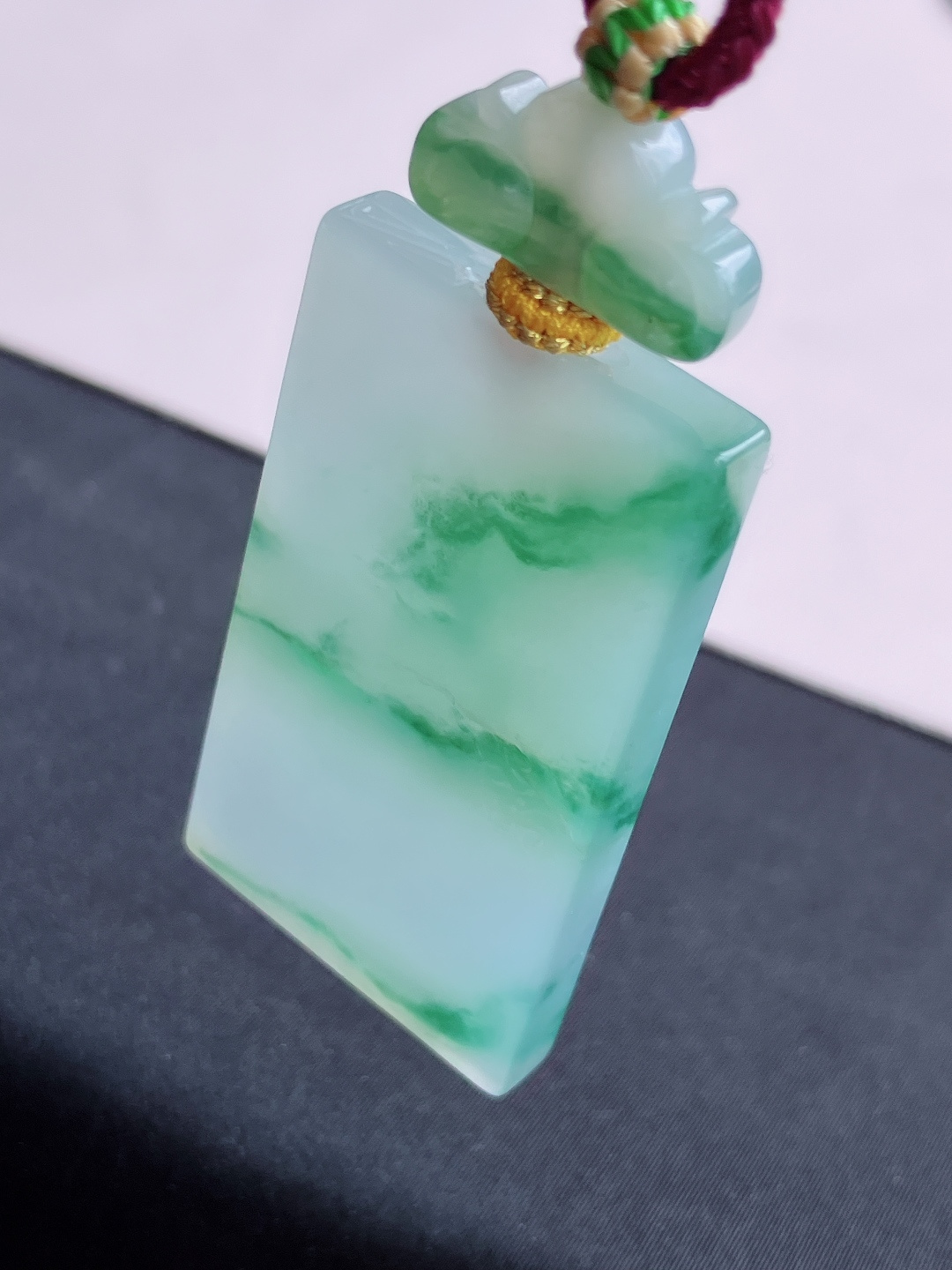 ️，冰飘花平安牌，意境美，尺寸43.6/24/5.3/自然光实拍