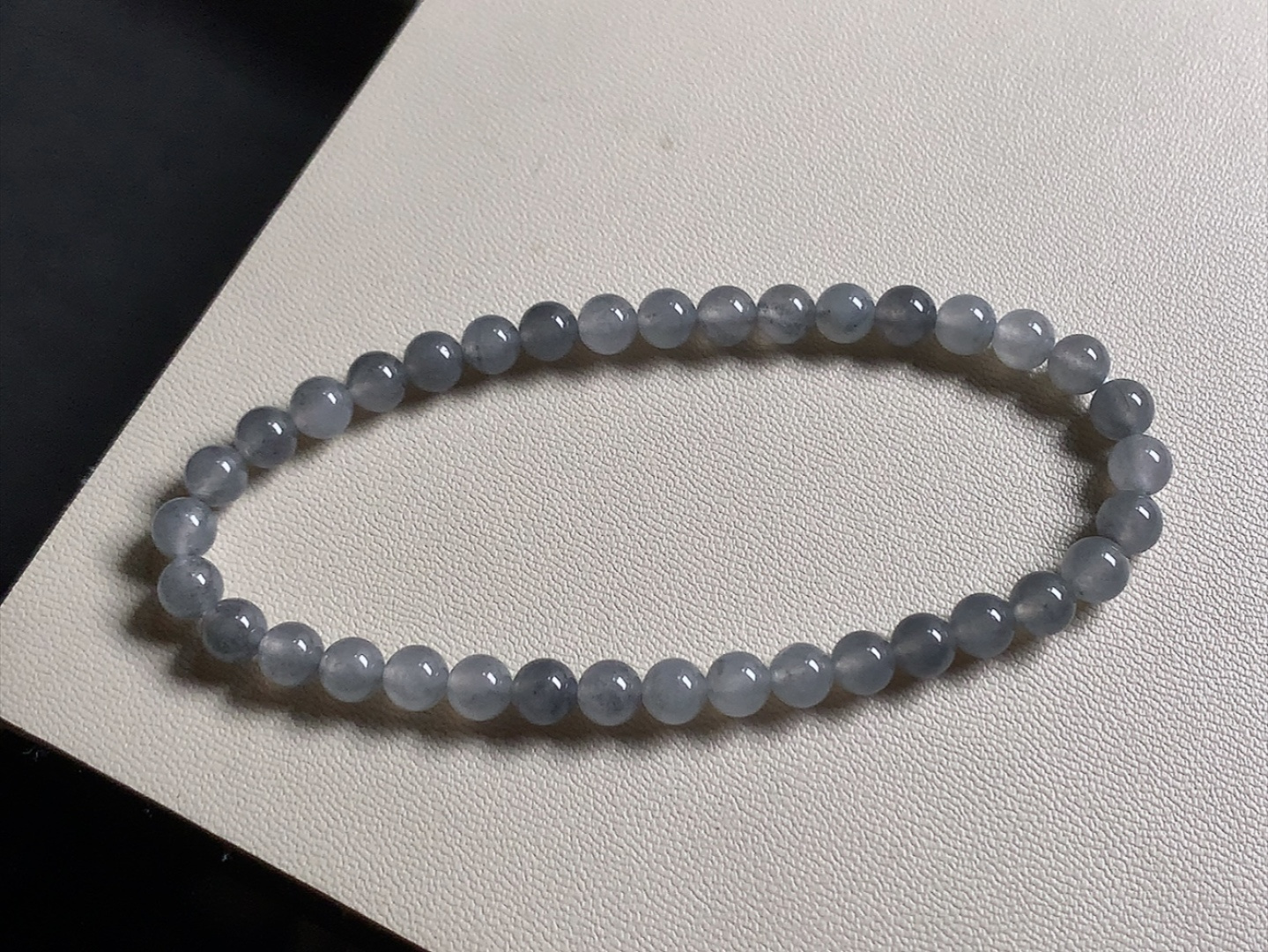️ 黑冰手链 很别致，种水，尺寸5.2、5
