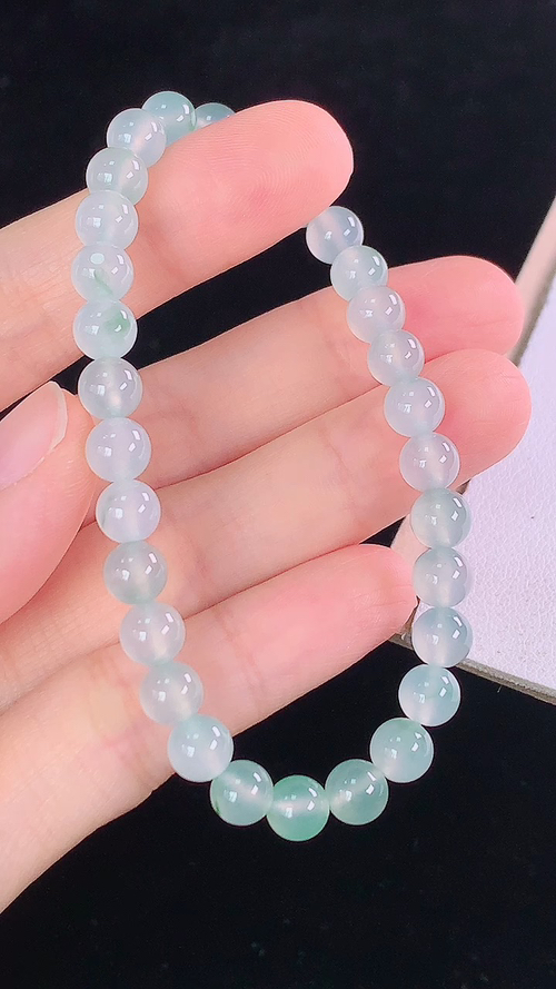 ️冰飘花手链，尺寸:6.1-6.1mm 14