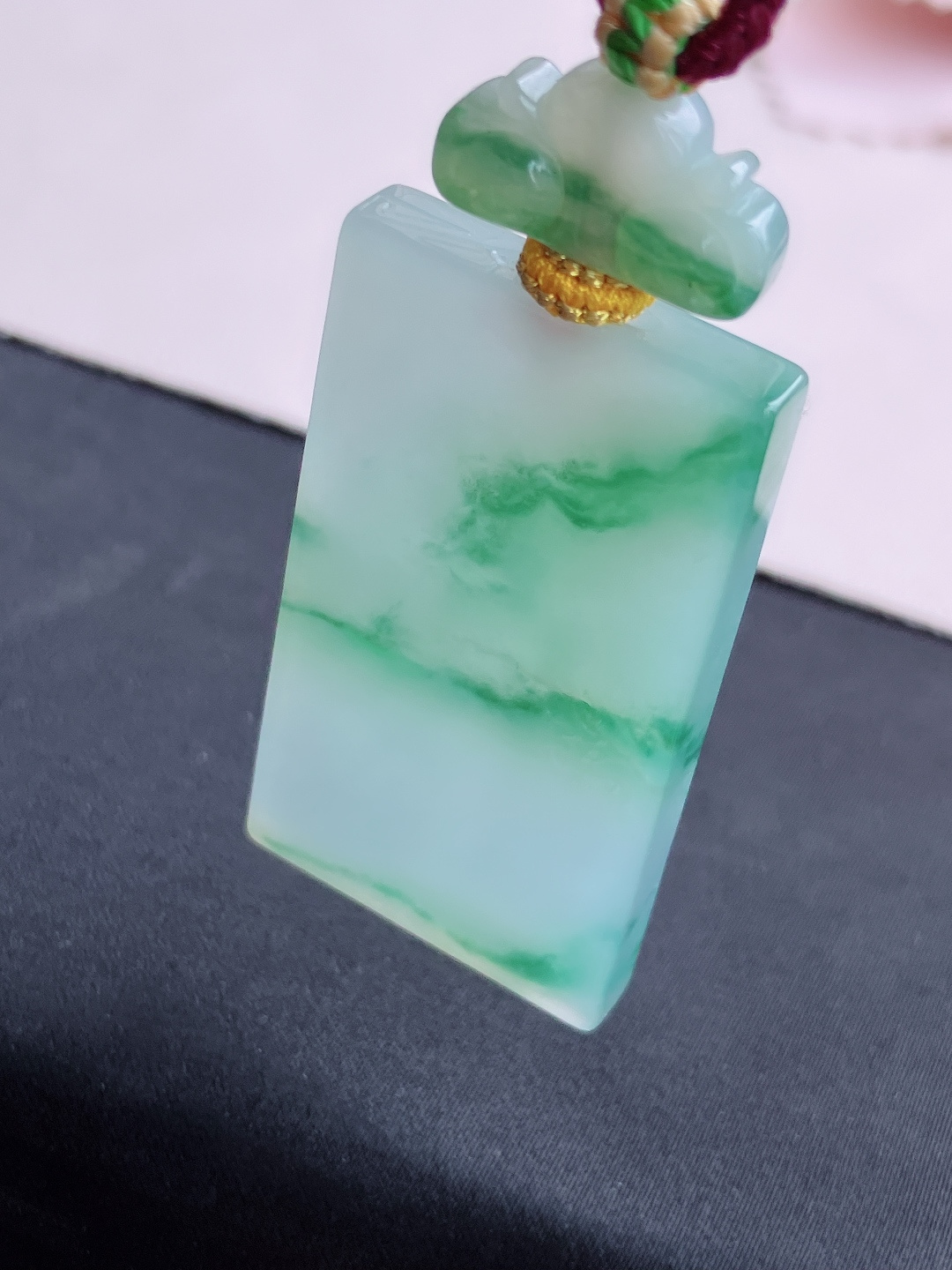️，冰飘花平安牌，意境美，尺寸43.6/24/5.3/自然光实拍