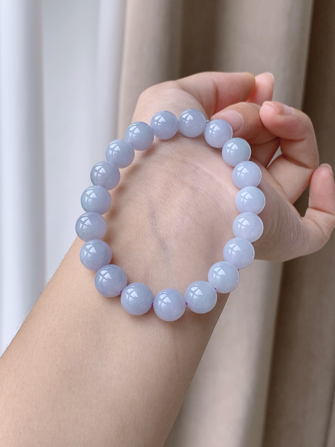 【珠子】手串圆珠珠子手串 【说明】缅甸 性比高 【尺寸】9.8mm 【重量】32.3克