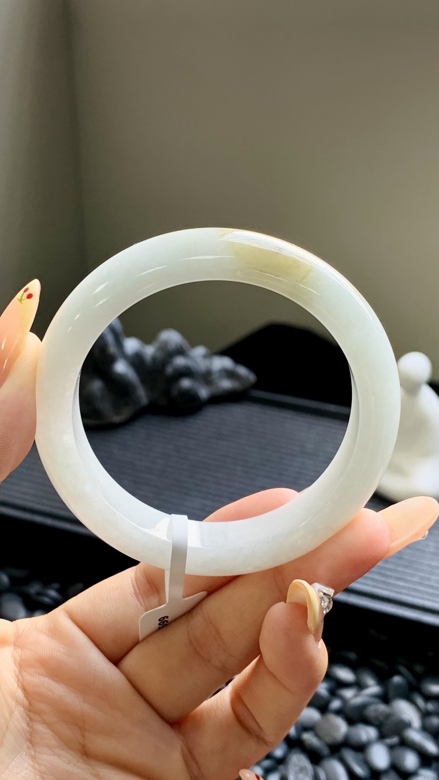 黄翡正圈成品 HY-8599 尺寸：53-12-8