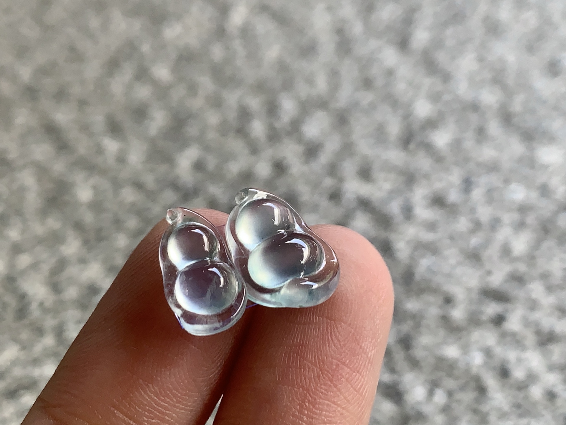 ️ 【冰葫芦一对】 尺寸：12×4.6×3.3 / 12.2×8.6×4