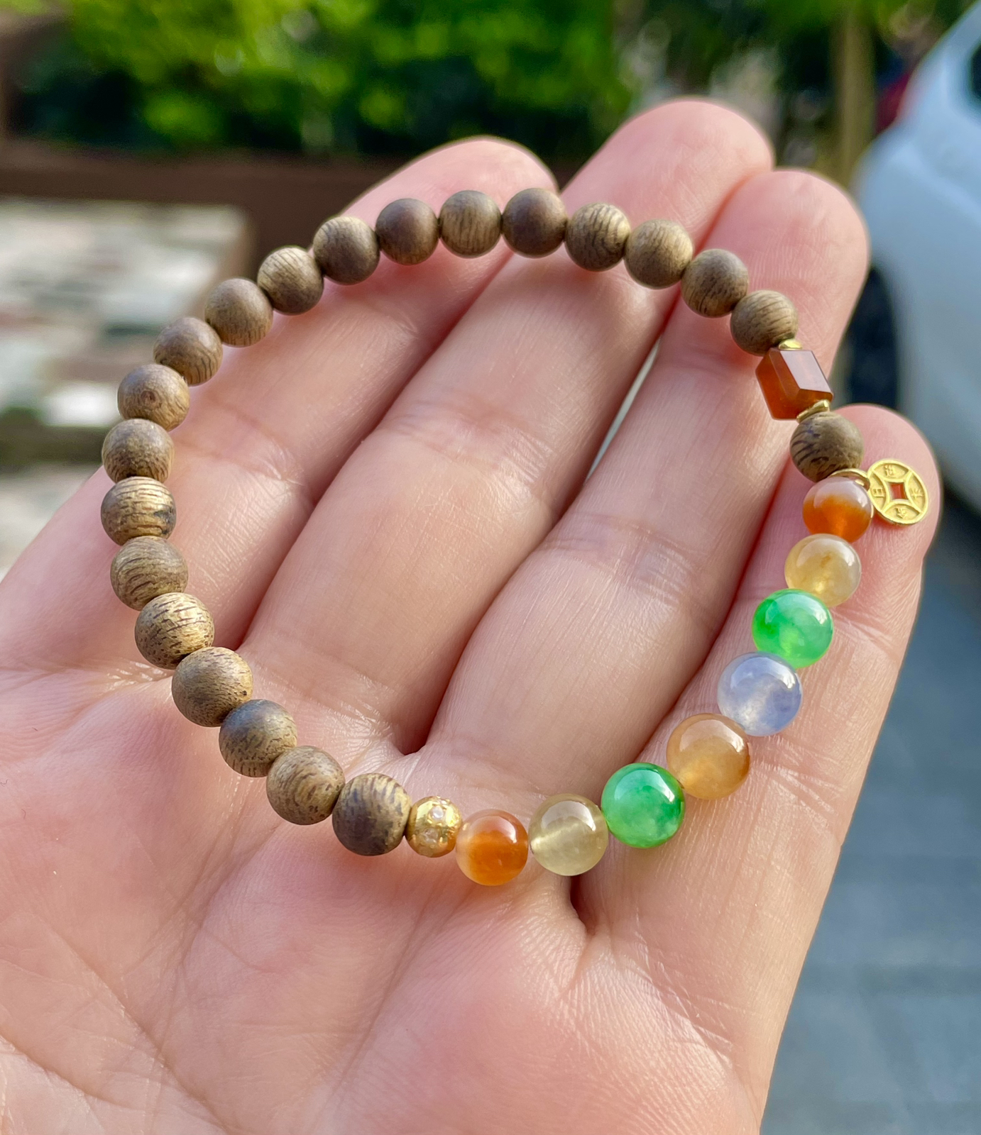 【冰种多宝手串】晶莹多彩的糖果串，多宝手串，颜色丰富，更重要的是种水都很好，性价比很不错