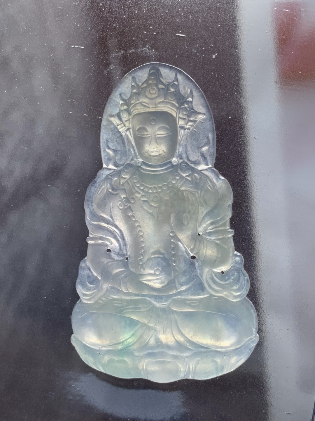 ️冰飘花渡母，水润种老 0915 尺寸54*32.2*5.4