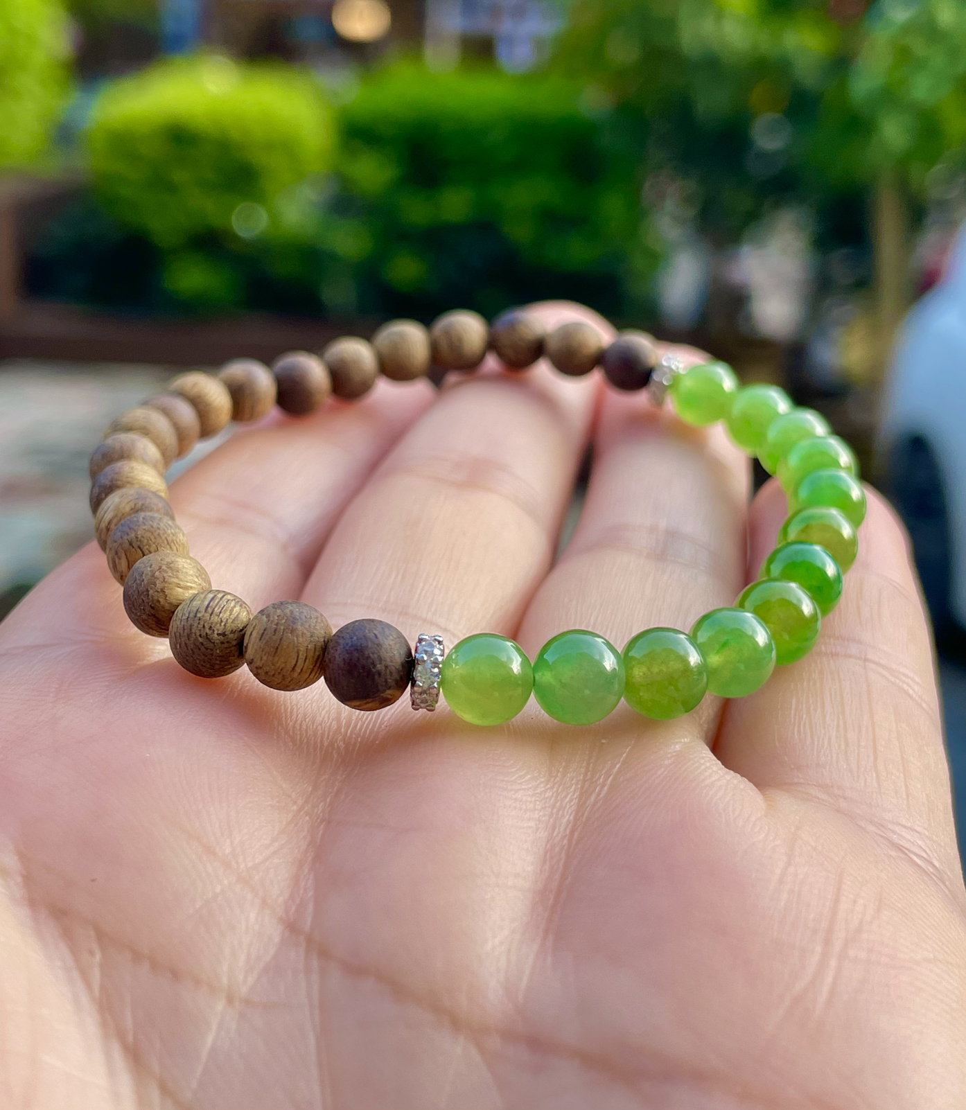 【冰种黄加绿圆珠手串】颜色丰富，更重要的是种水都很好，性价比很不错