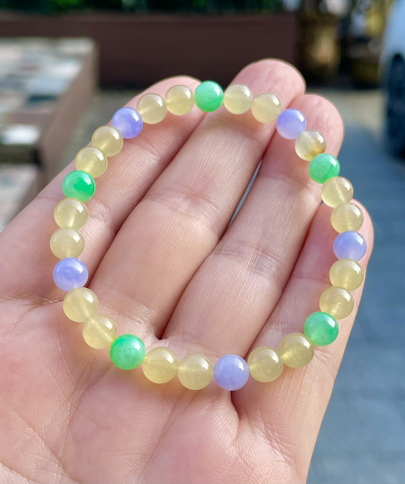 【冰种多宝手串】晶莹多彩的糖果串，多宝手串，颜色丰富，更重要的是种水都很好，性价比很不错