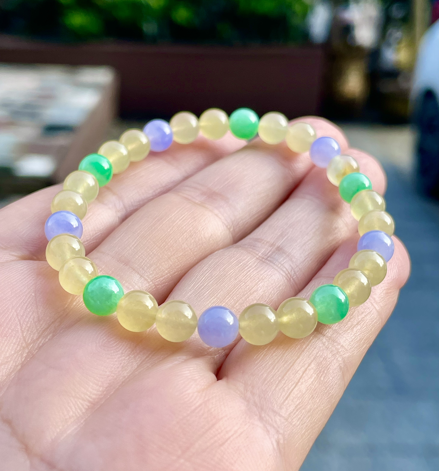 【冰种多宝手串】晶莹多彩的糖果串，多宝手串，颜色丰富，更重要的是种水都很好，性价比很不错
