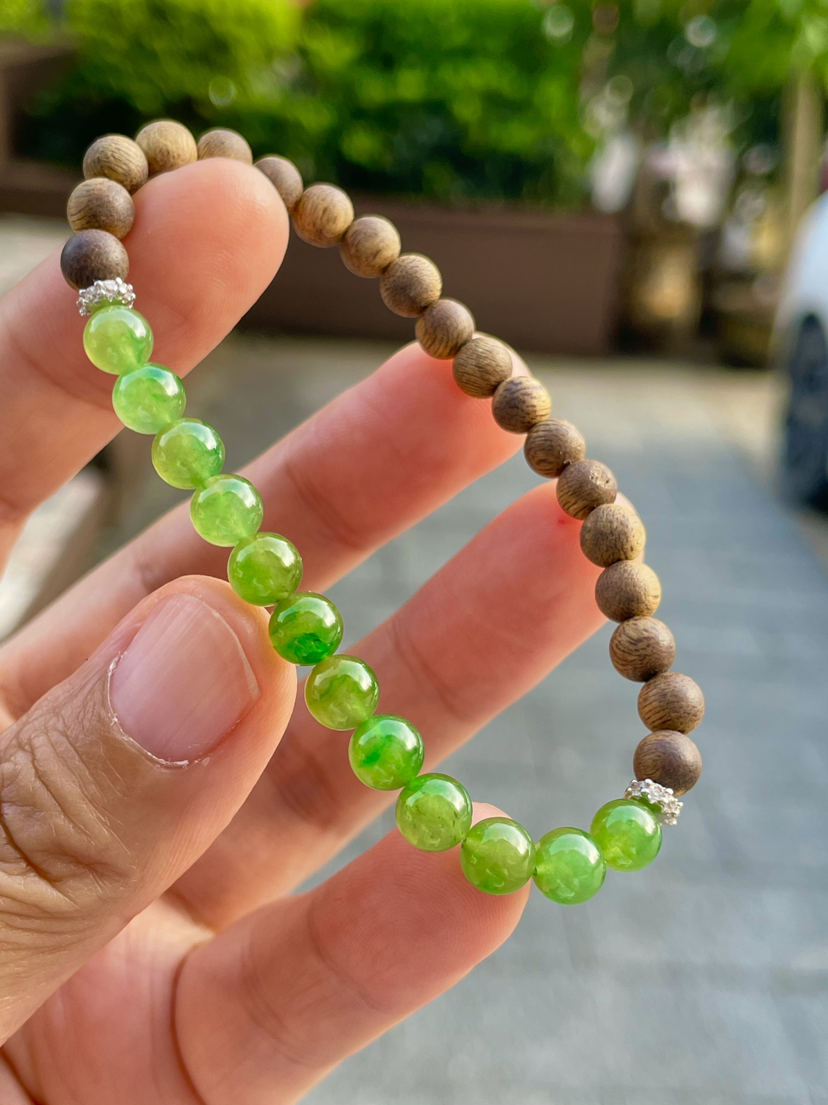 【冰种黄加绿圆珠手串】颜色丰富，更重要的是种水都很好，性价比很不错