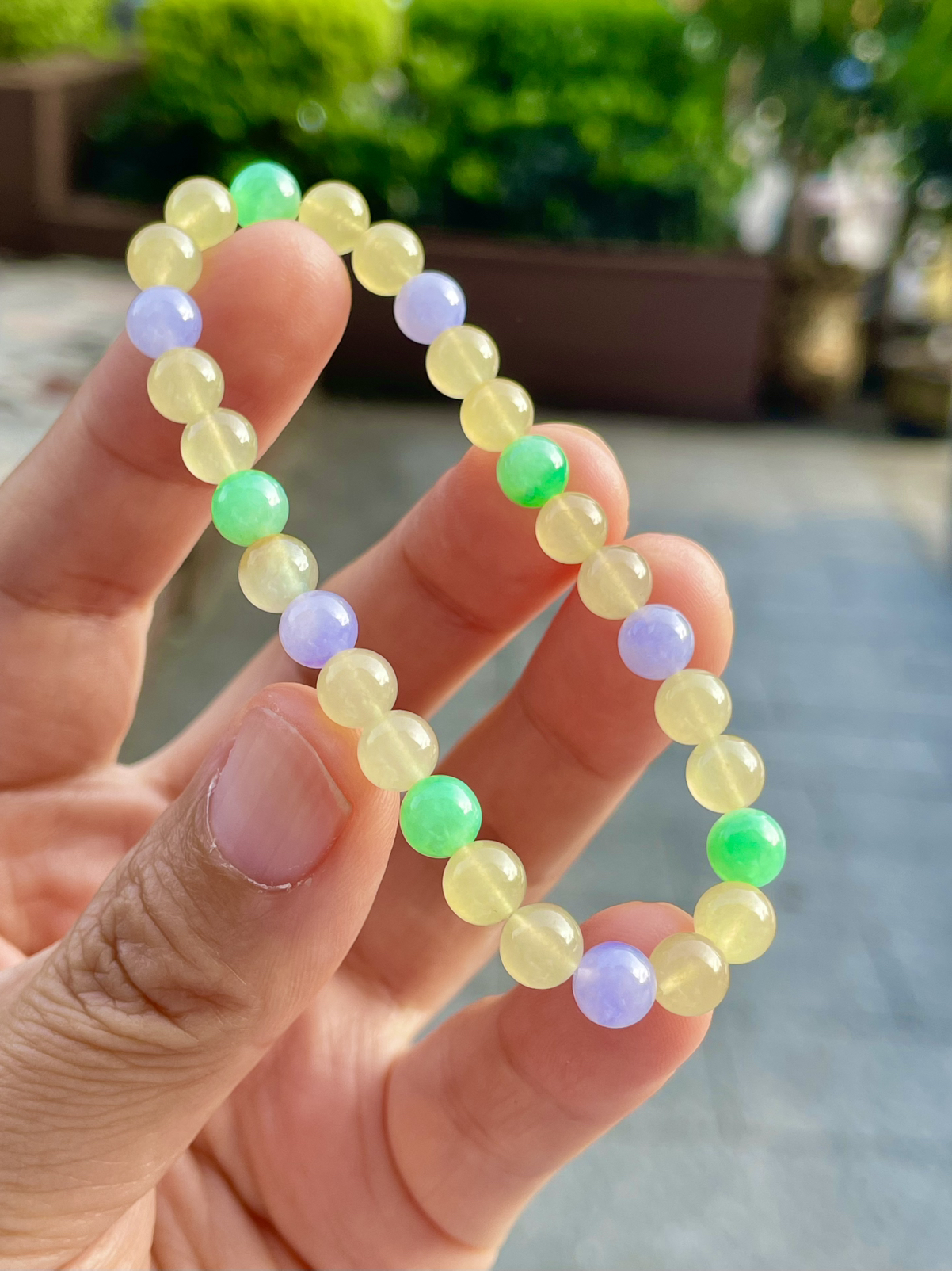 【冰种多宝手串】晶莹多彩的糖果串，多宝手串，颜色丰富，更重要的是种水都很好，性价比很不错
