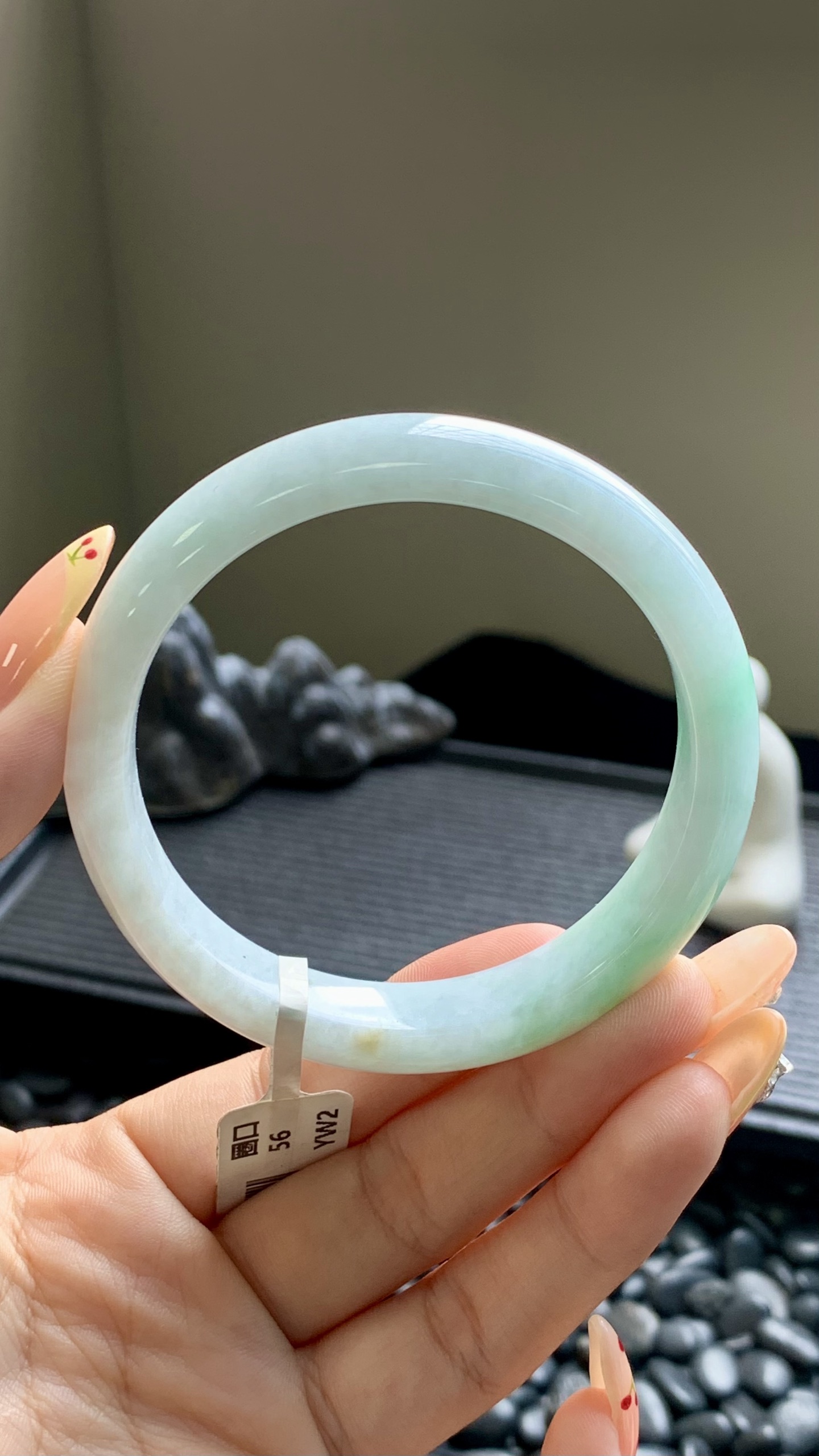 飘绿花正圈成品 HYY-7251 尺寸：56-11.5-7