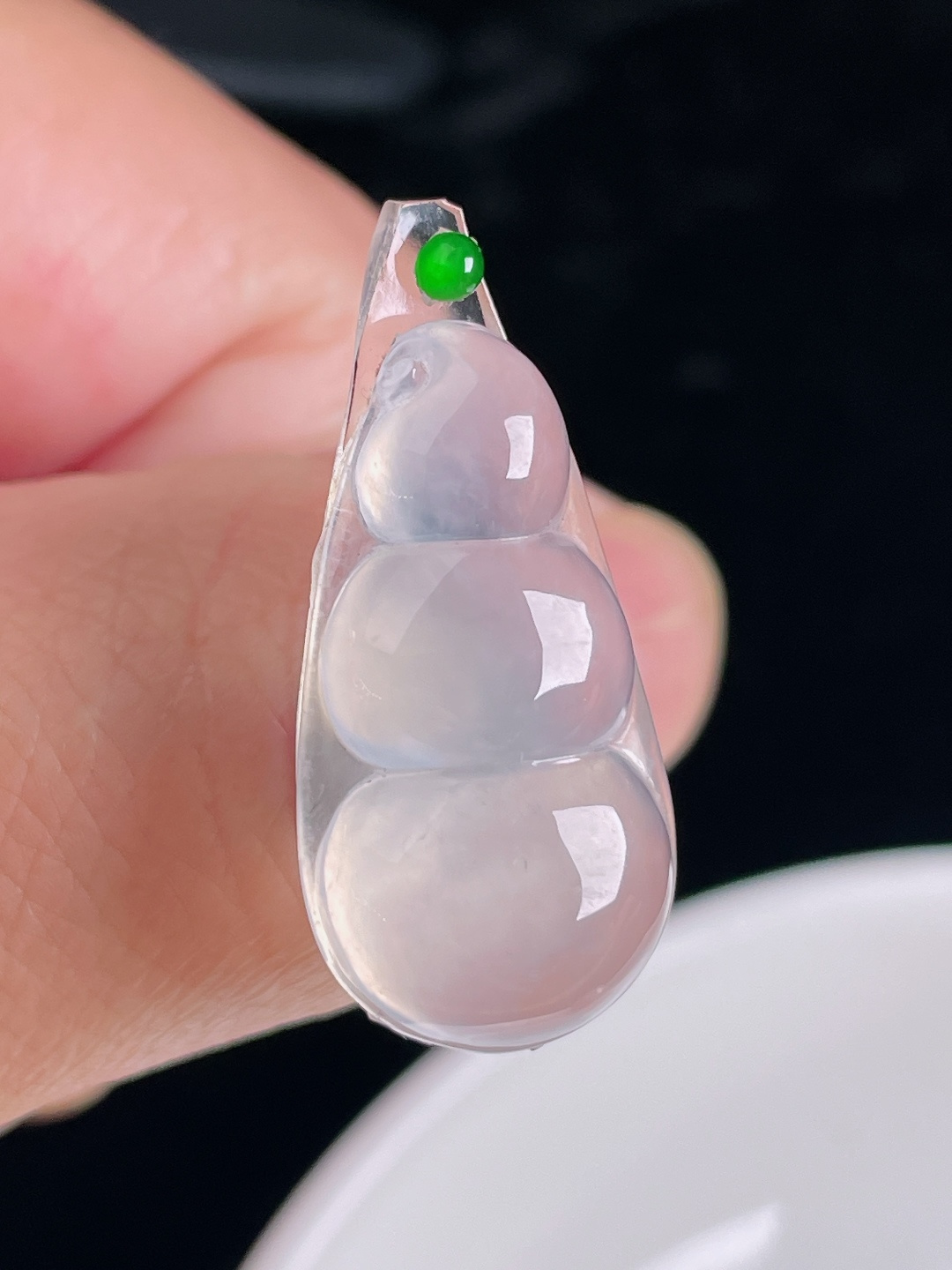 ️豆子福豆，老种起光，细底通透，尺寸：26/13.8/6.3mm0915
