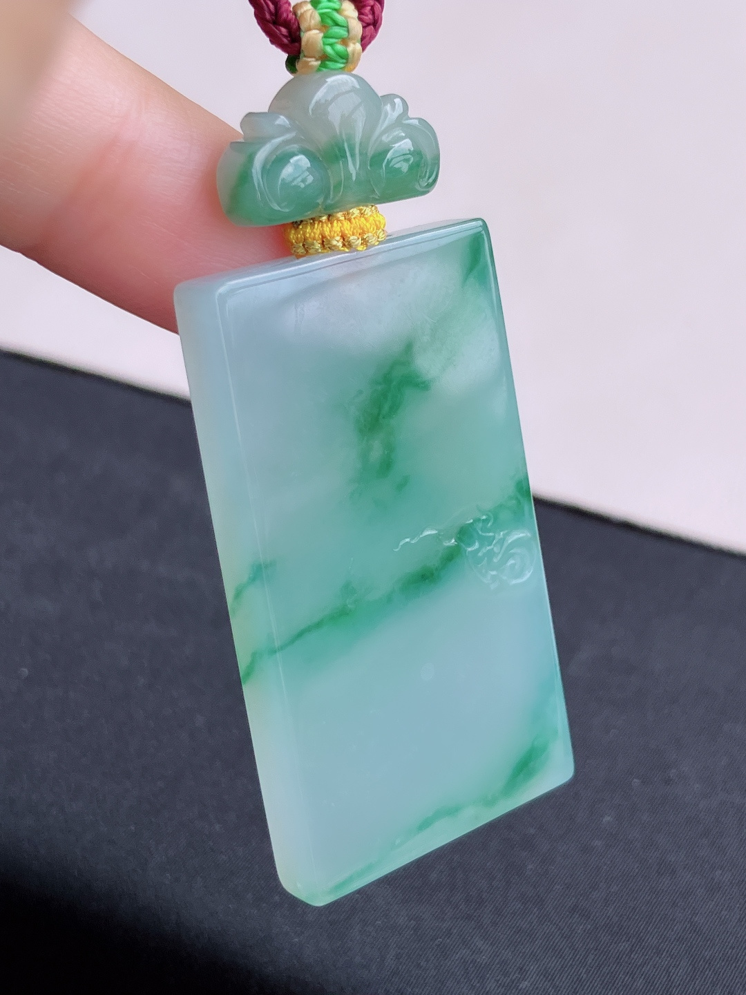 ️，冰飘花平安牌，意境美，尺寸43.6/24/5.3/自然光实拍