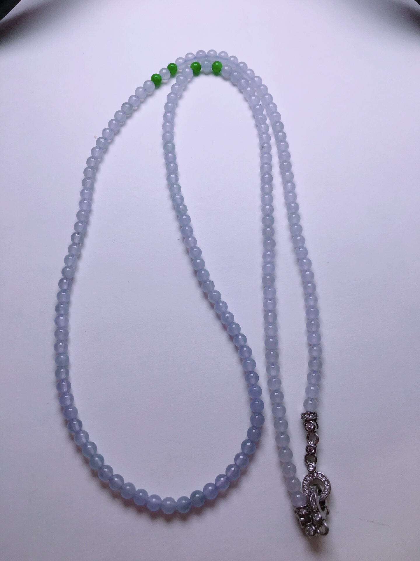 ️珠子项链，晶莹剔透，新颖时尚，3.8-4